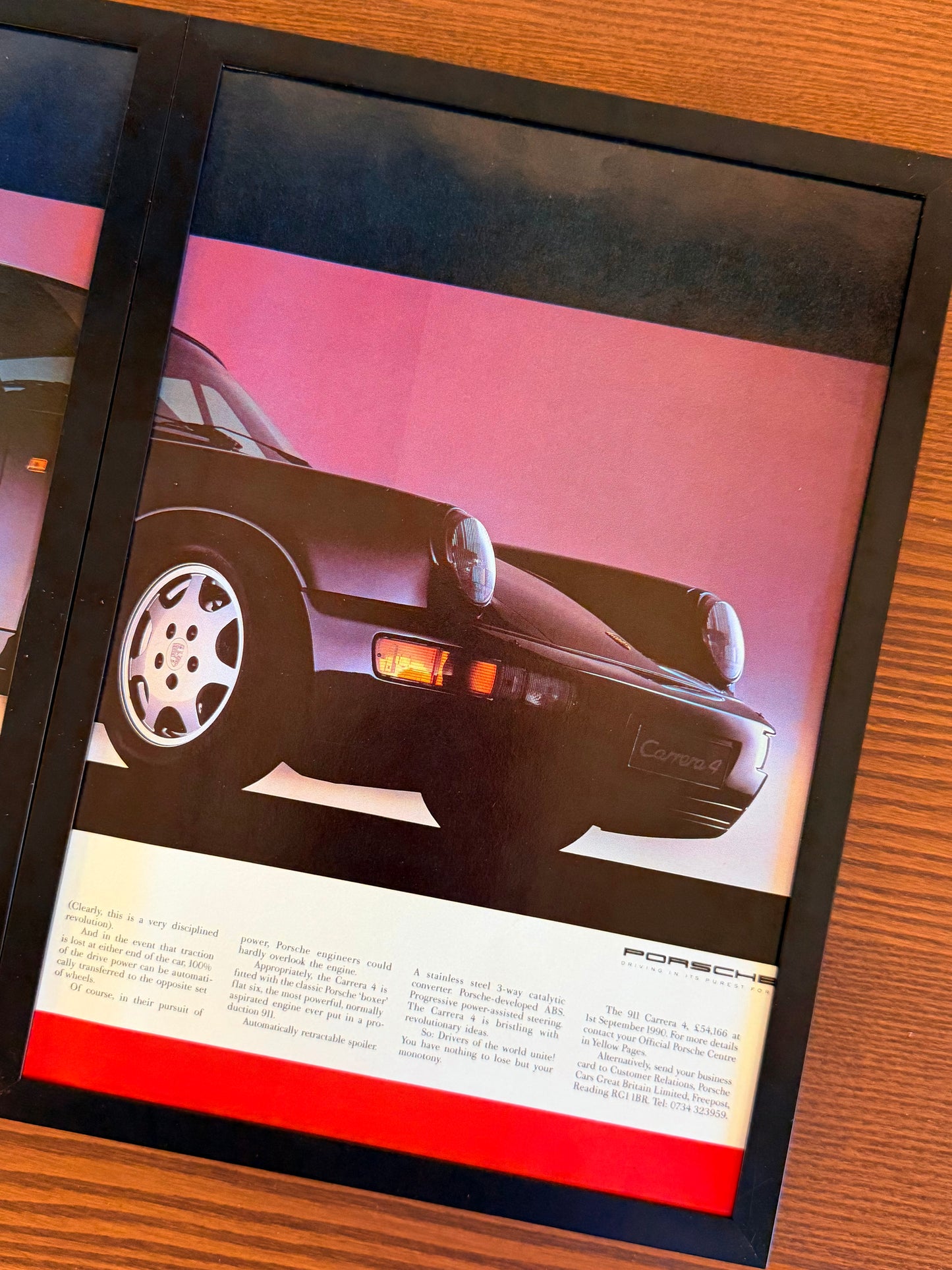 Original Porsche 911 Carrara Advert - 1990s