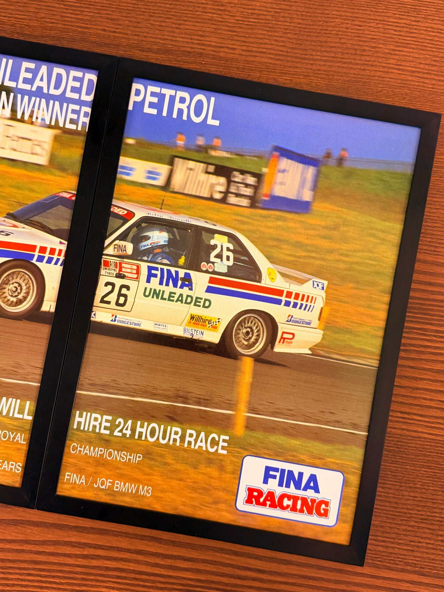 Original BMW E30 Fina Racing Advert - 1980s