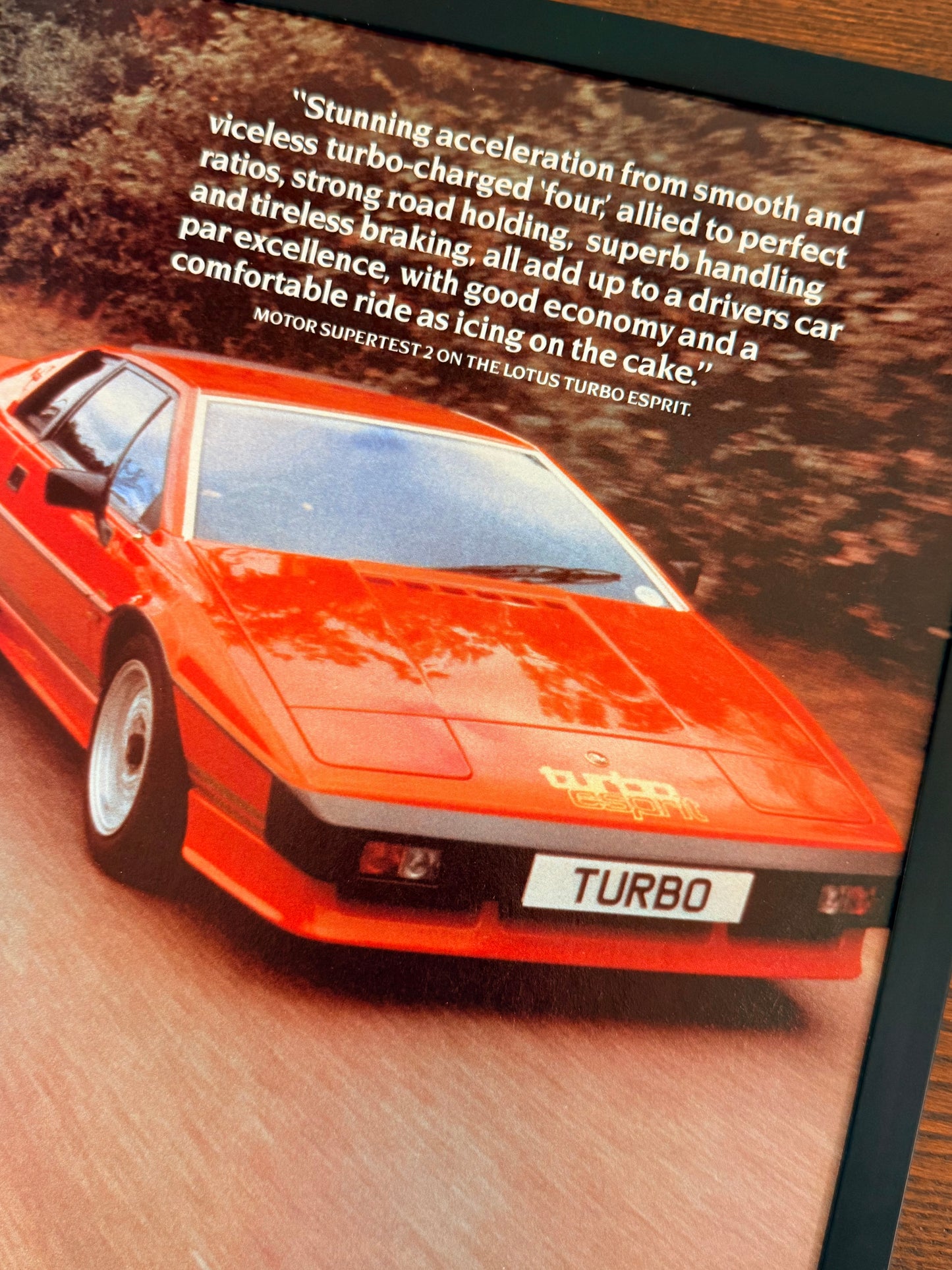 Original Lotus Turbo Advert - 1980s