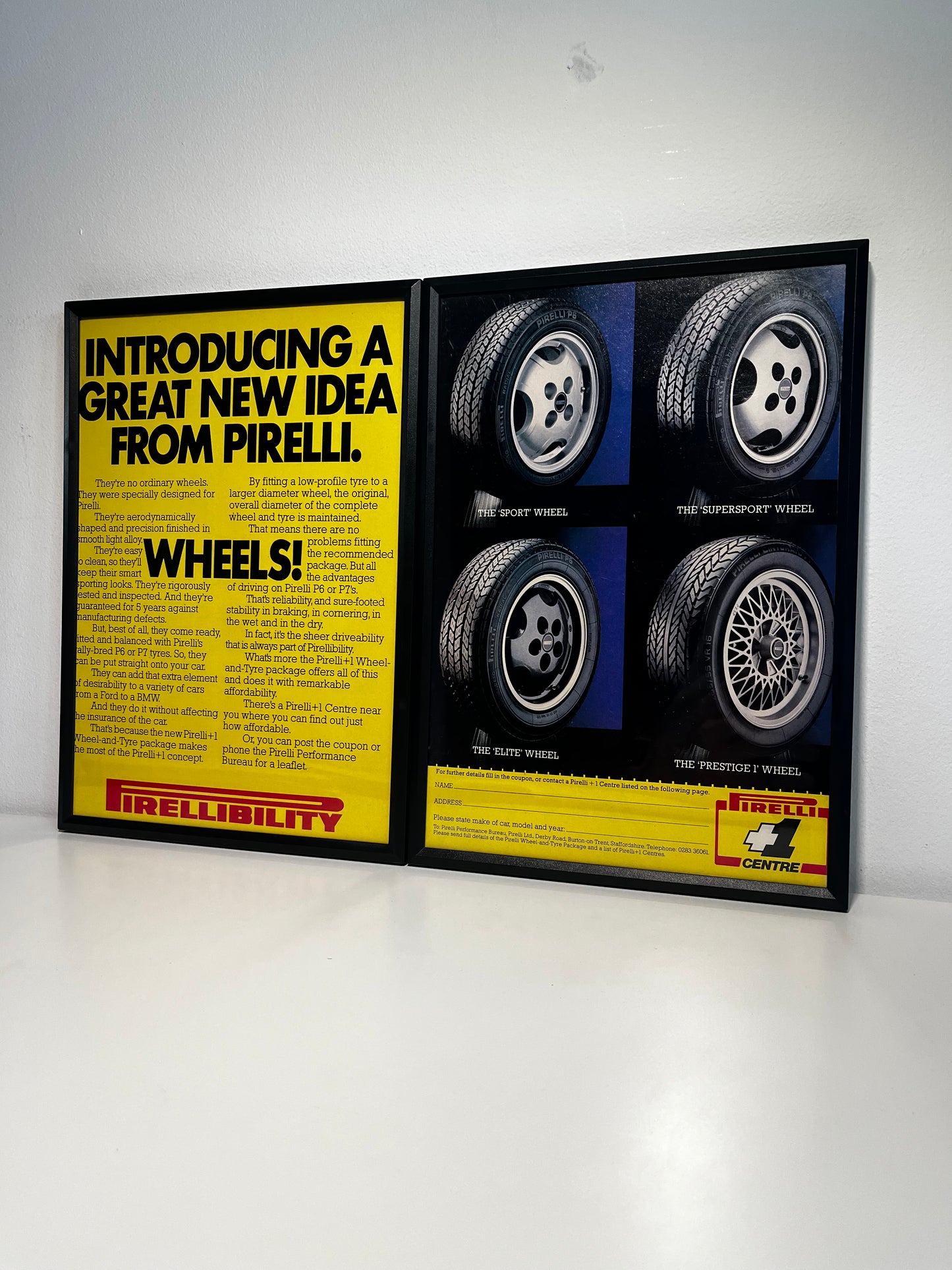 Original Pirelli Advert - 'Wheels!' - 1990s