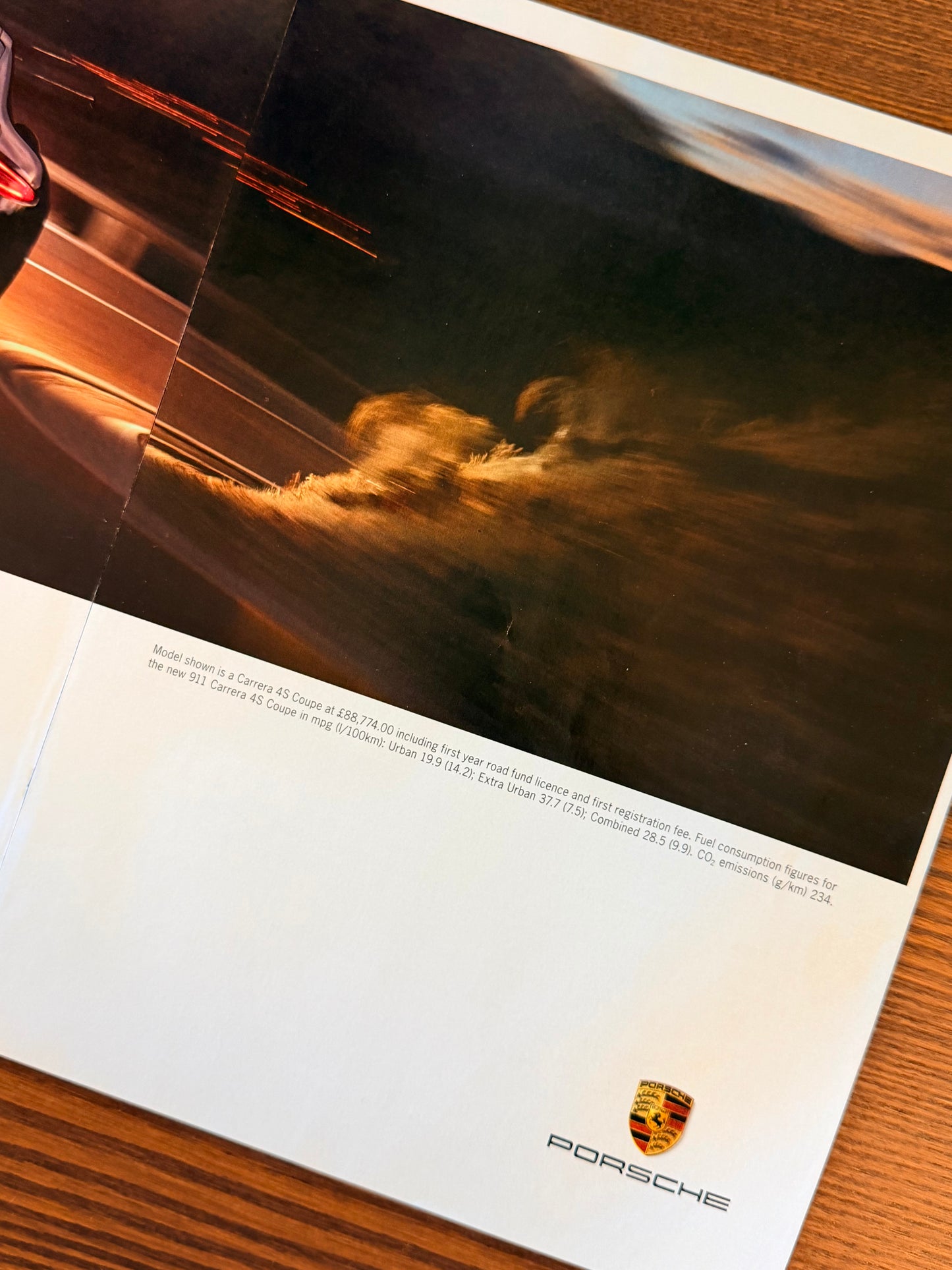 Original Porsche 911 Carrara 4s Advert - 2010s