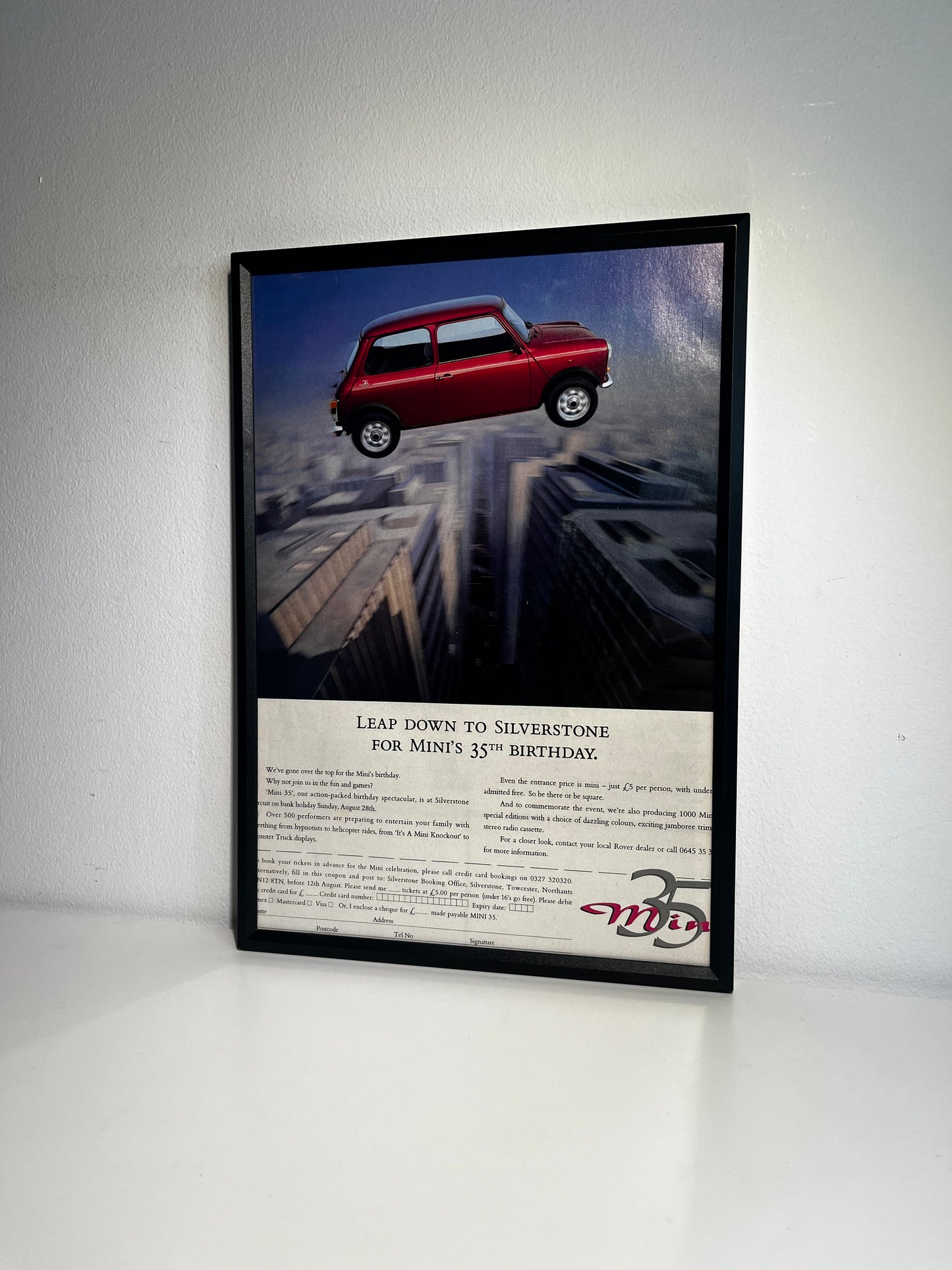 Original Mini Cooper Advert - 1980s