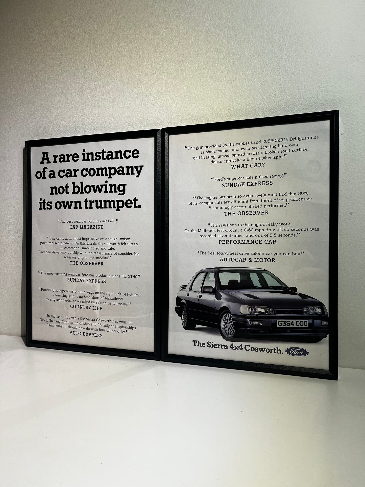Original Ford Cosworth Advert - 1980s