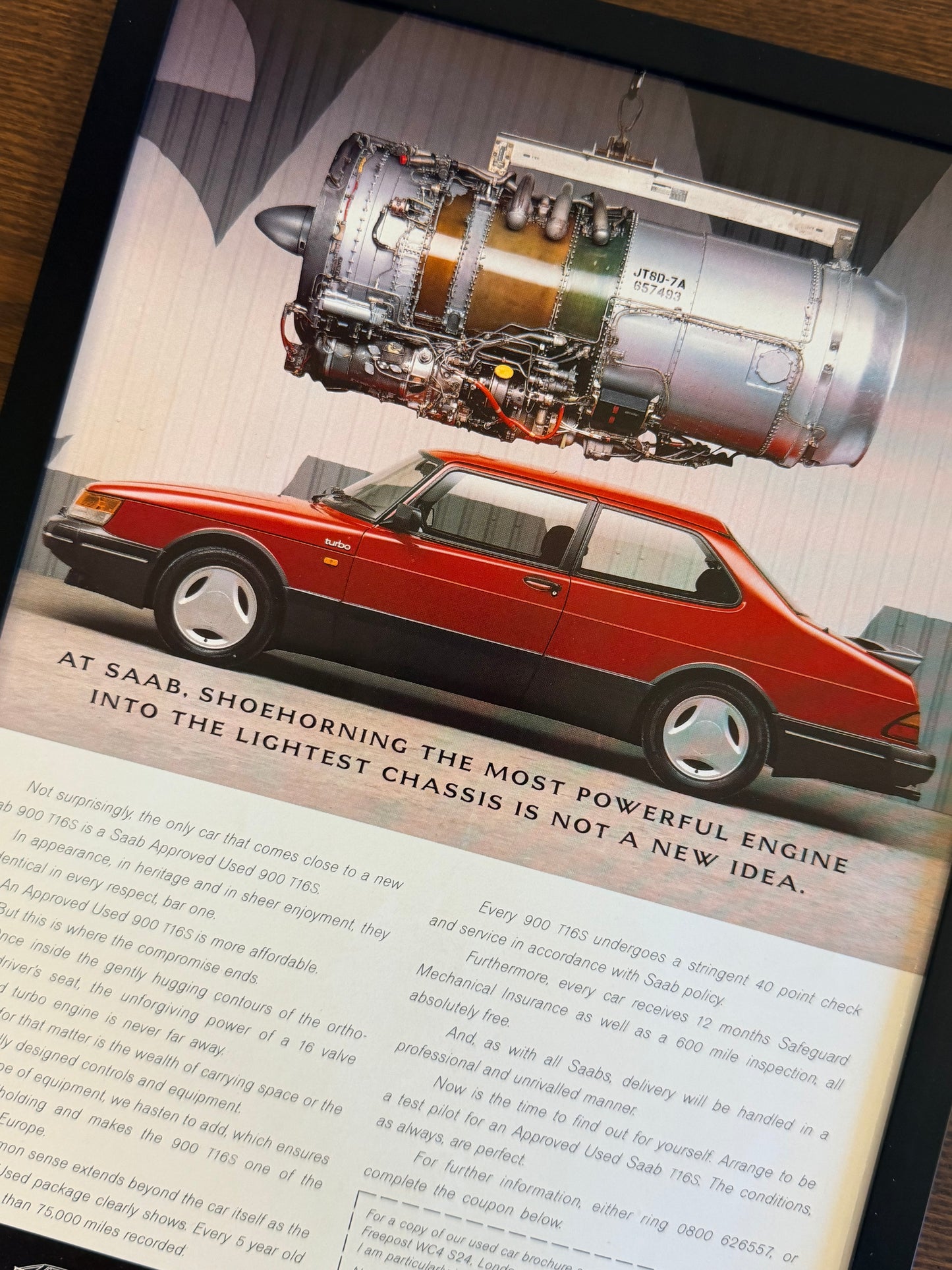 Original Saab 900 116s Advert - 1980s