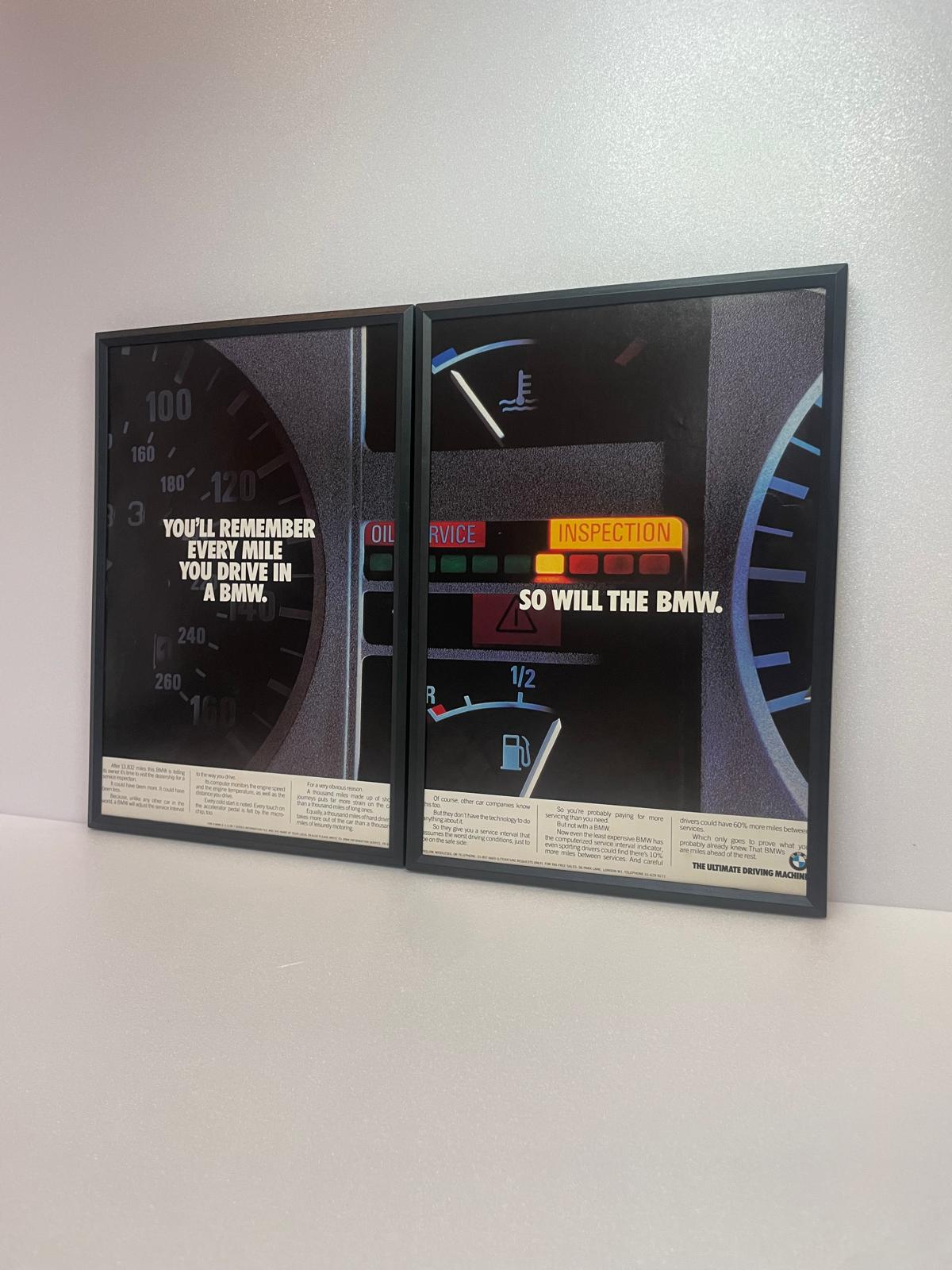 Rare Original BMW Advert - 1986