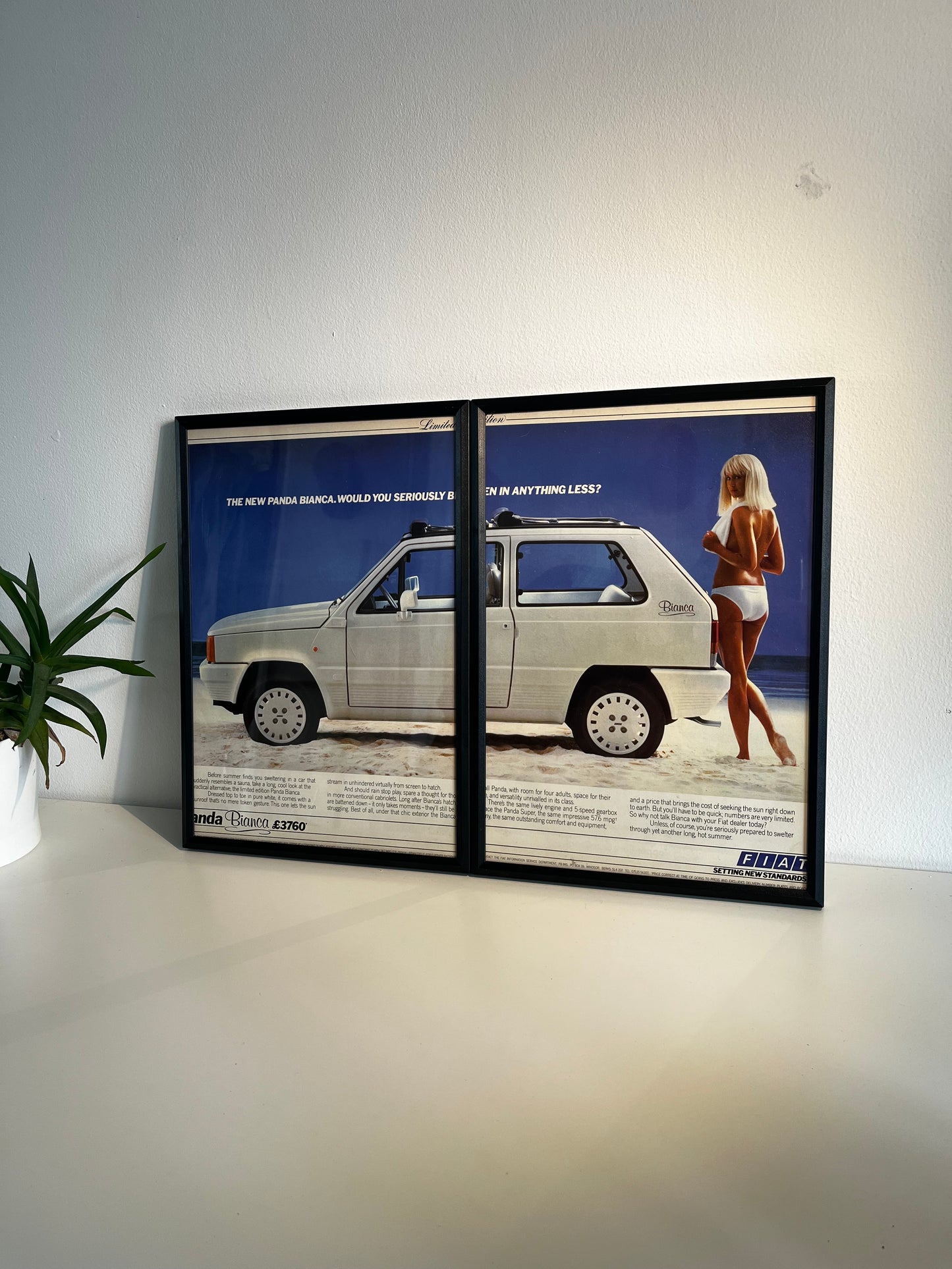 RARE Original Fiat Bianca Advert - 1990s