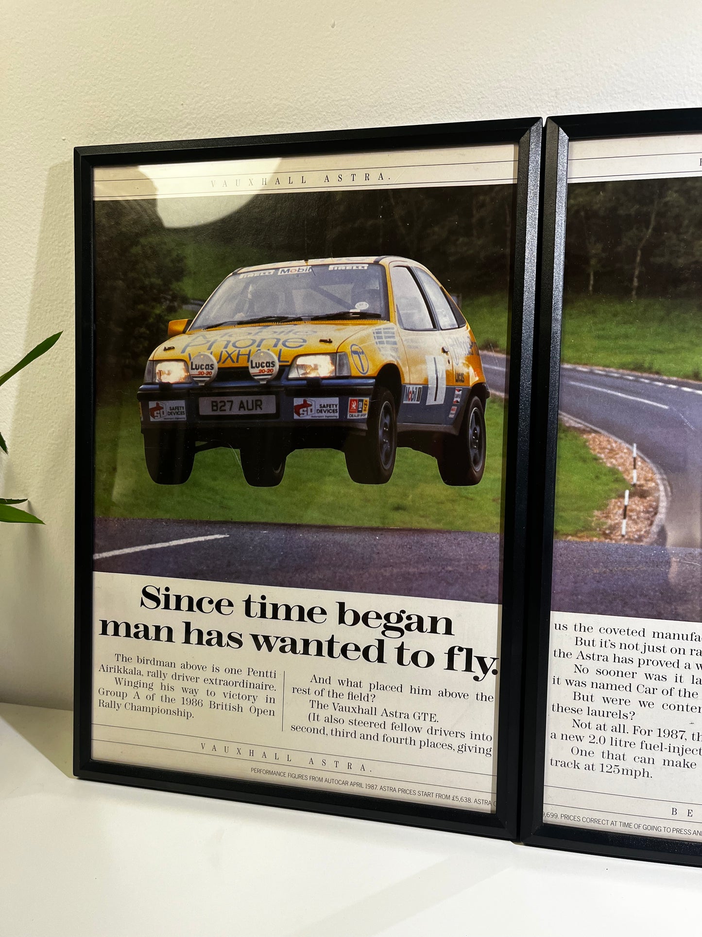 Rare Original 90s Vauxhall Astra GTE Advert