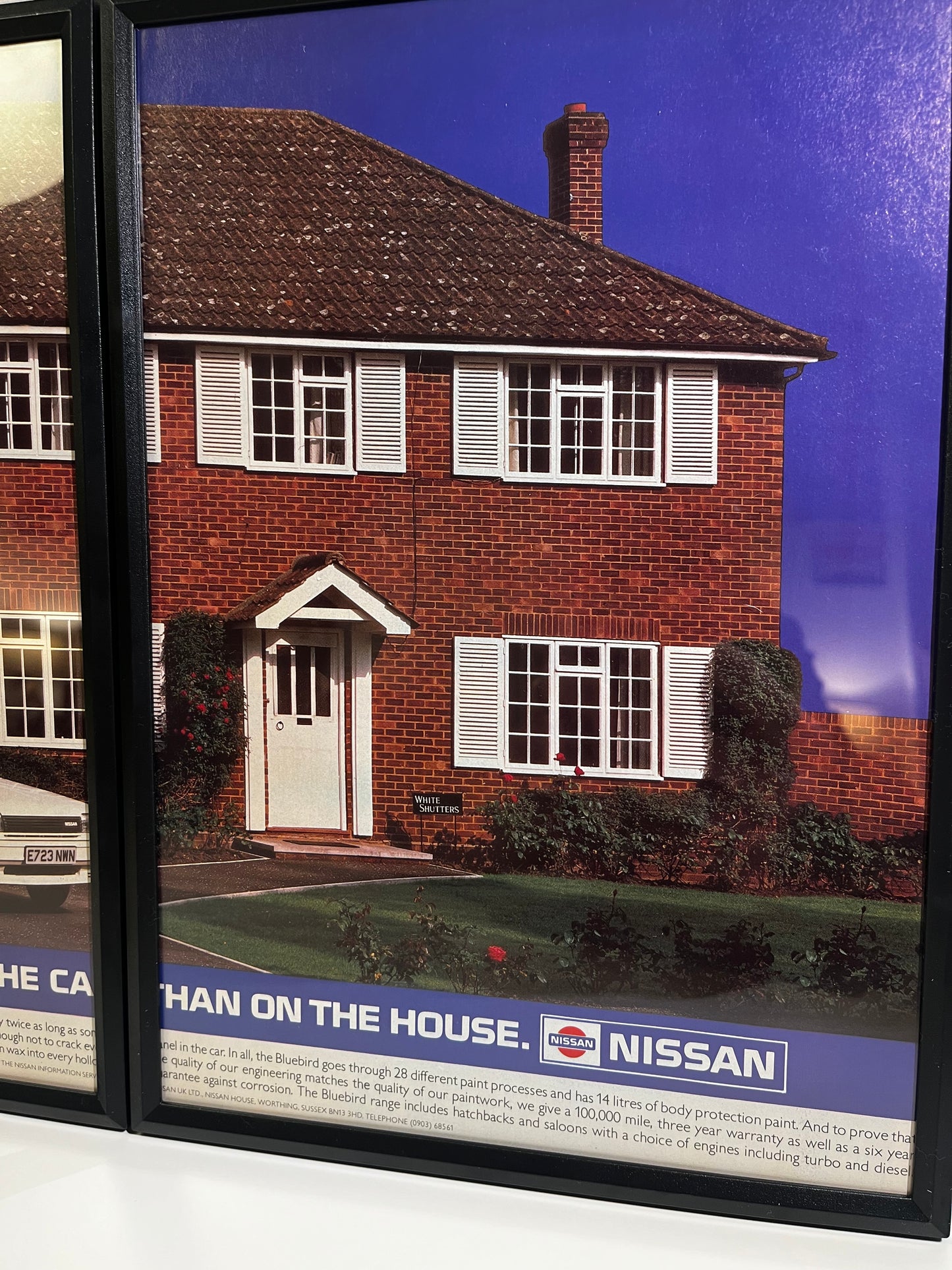 RARE Original Nissan Bluebird Advert - 1990s