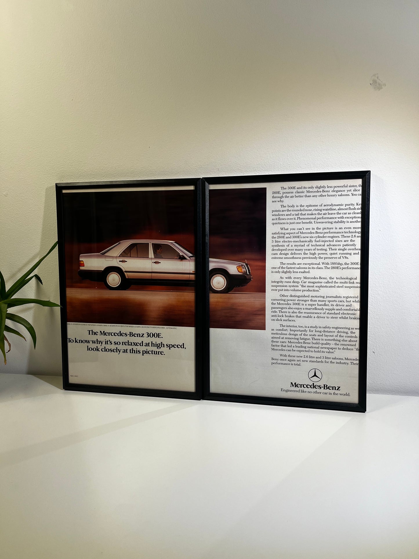 Original Mercedes-Benz 300E Advert - 1987