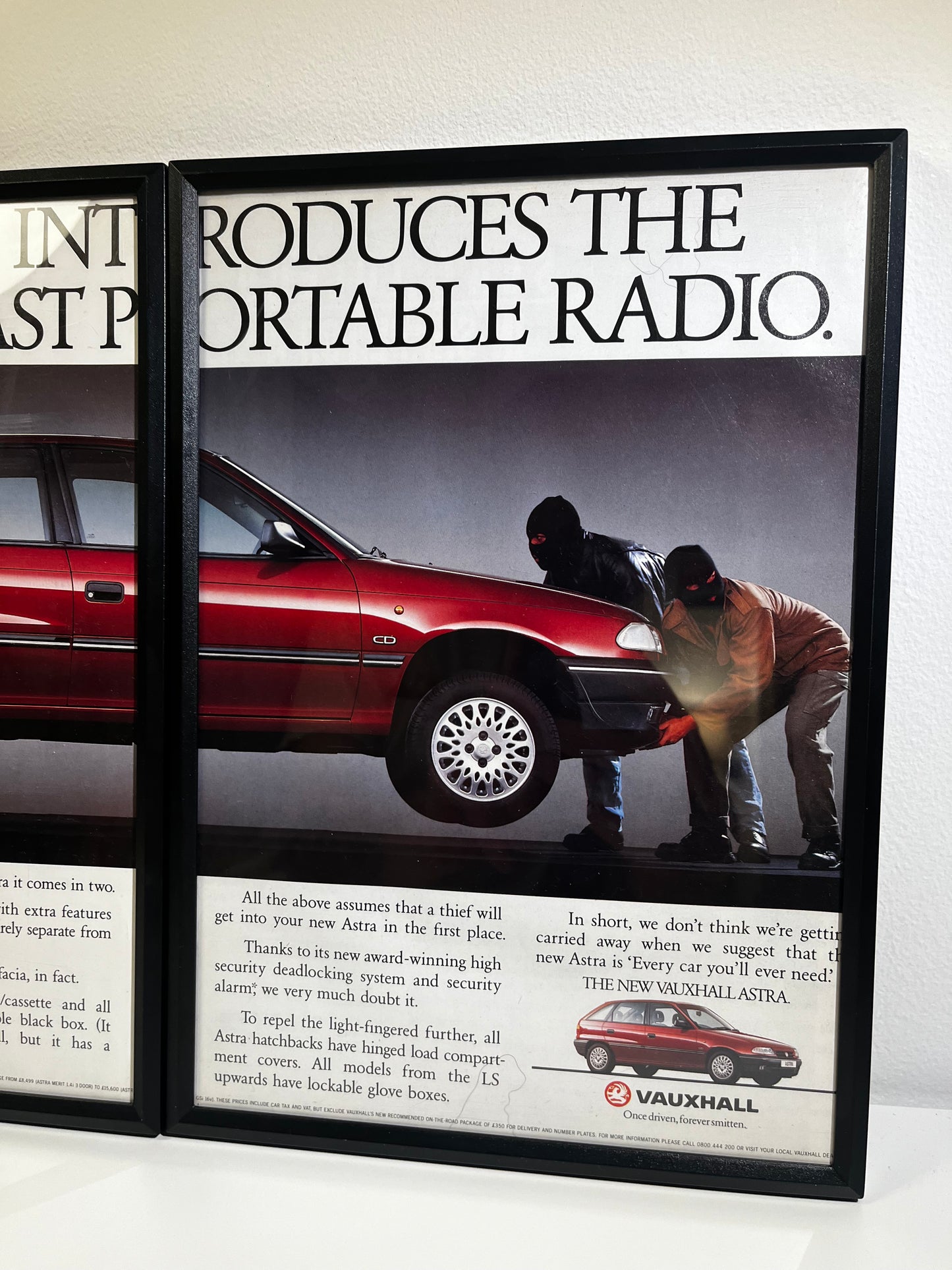 RARE Original Vauxhall Astra Advert - 1990s