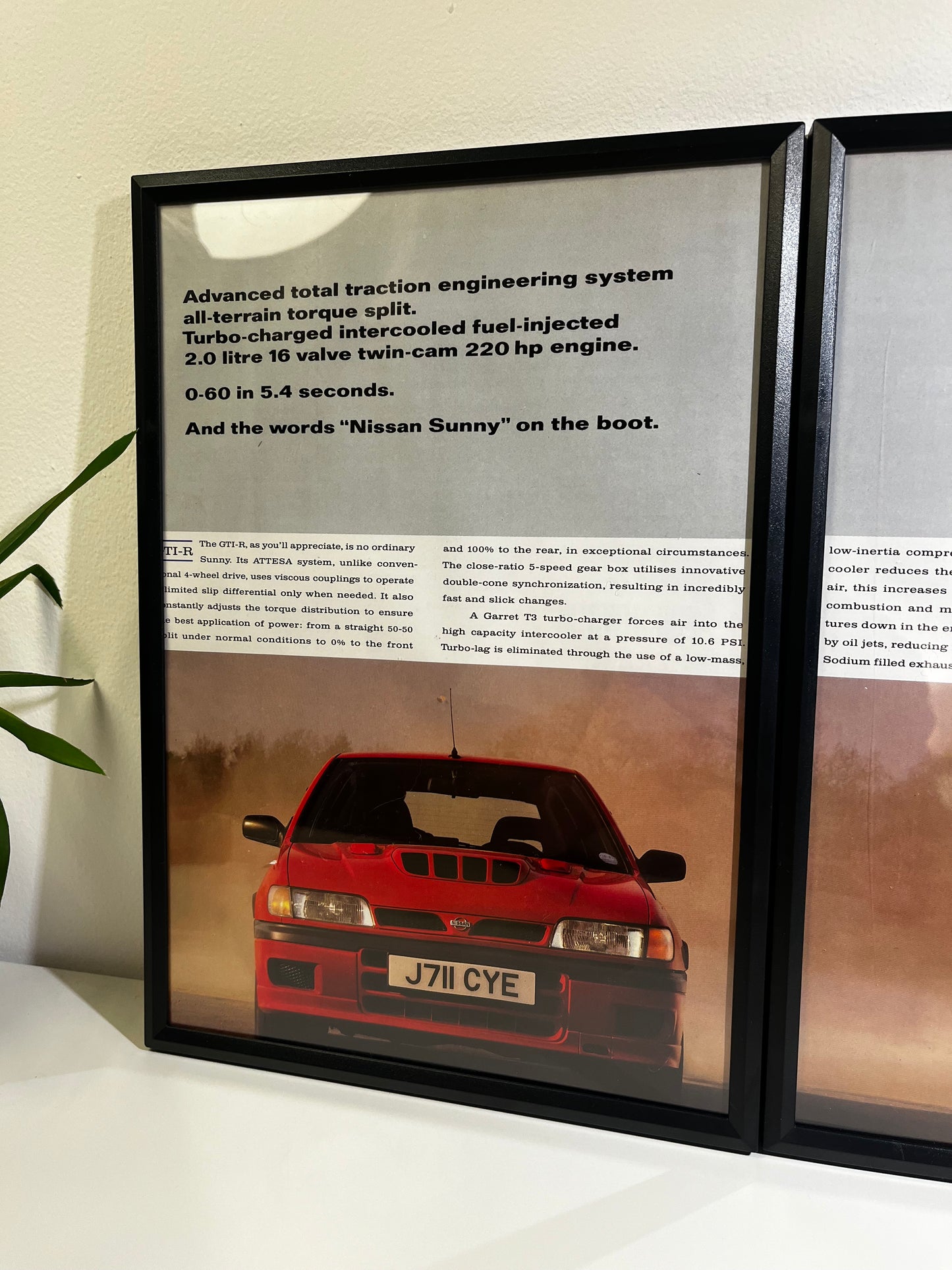 RARE Original Nissan GTiR Advert - 1990s