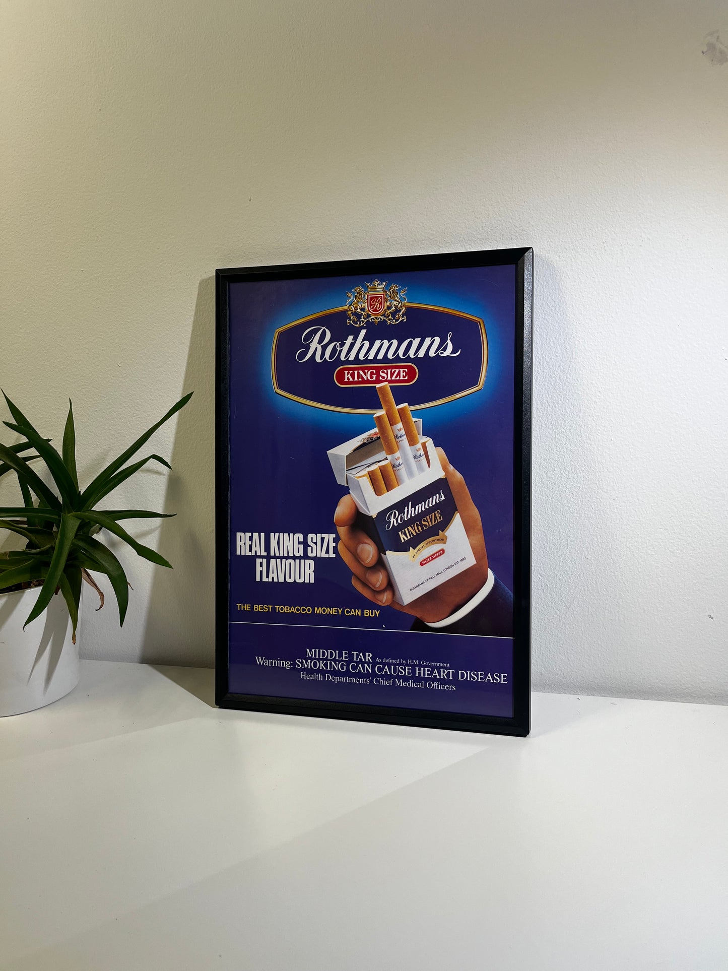RARE Original Rothmans' Cigarette Advert - 1990s