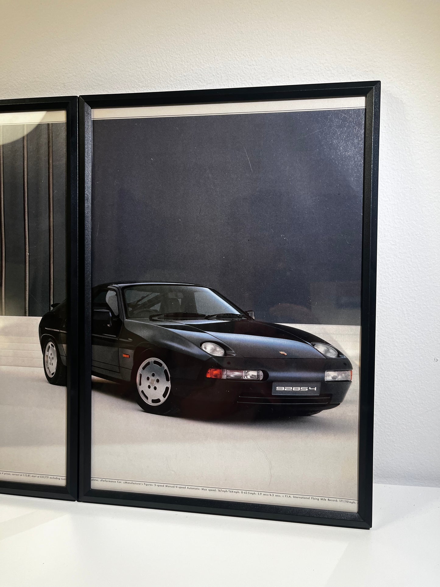RARE Original Porsche 928 Advert - 1980s