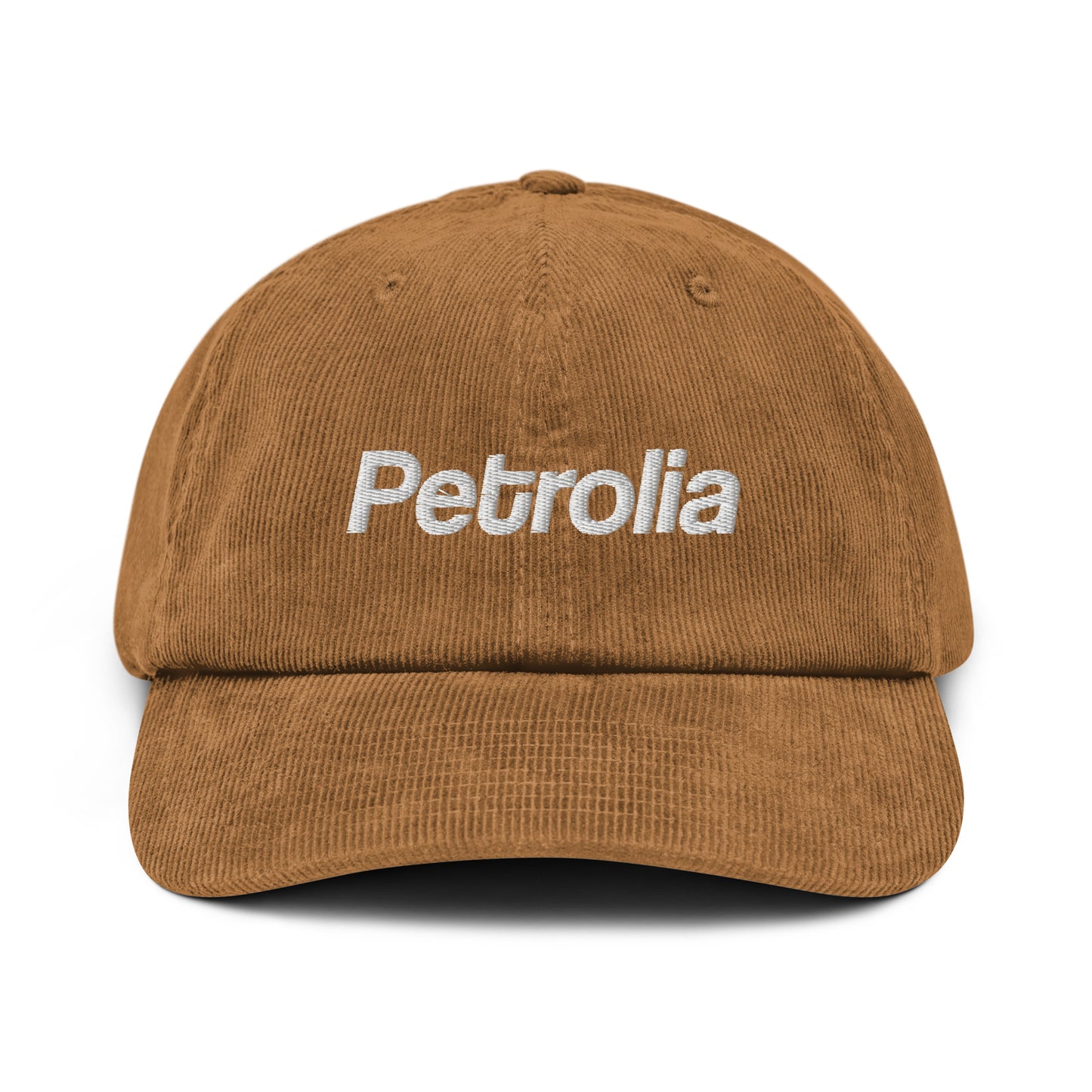 Petrolia Embroidered Corduroy Cap