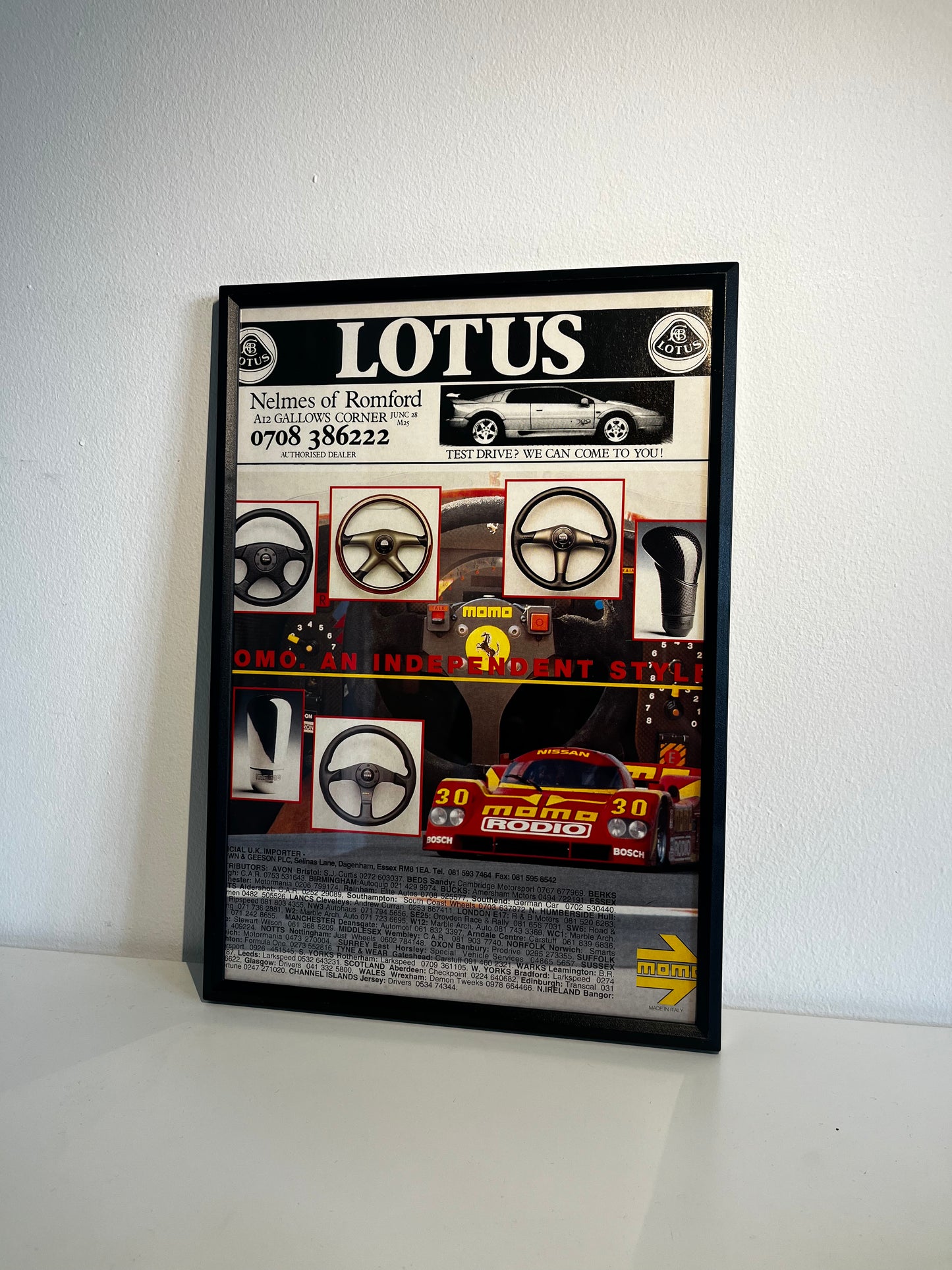 Original Momo Racing Advert - 1980s