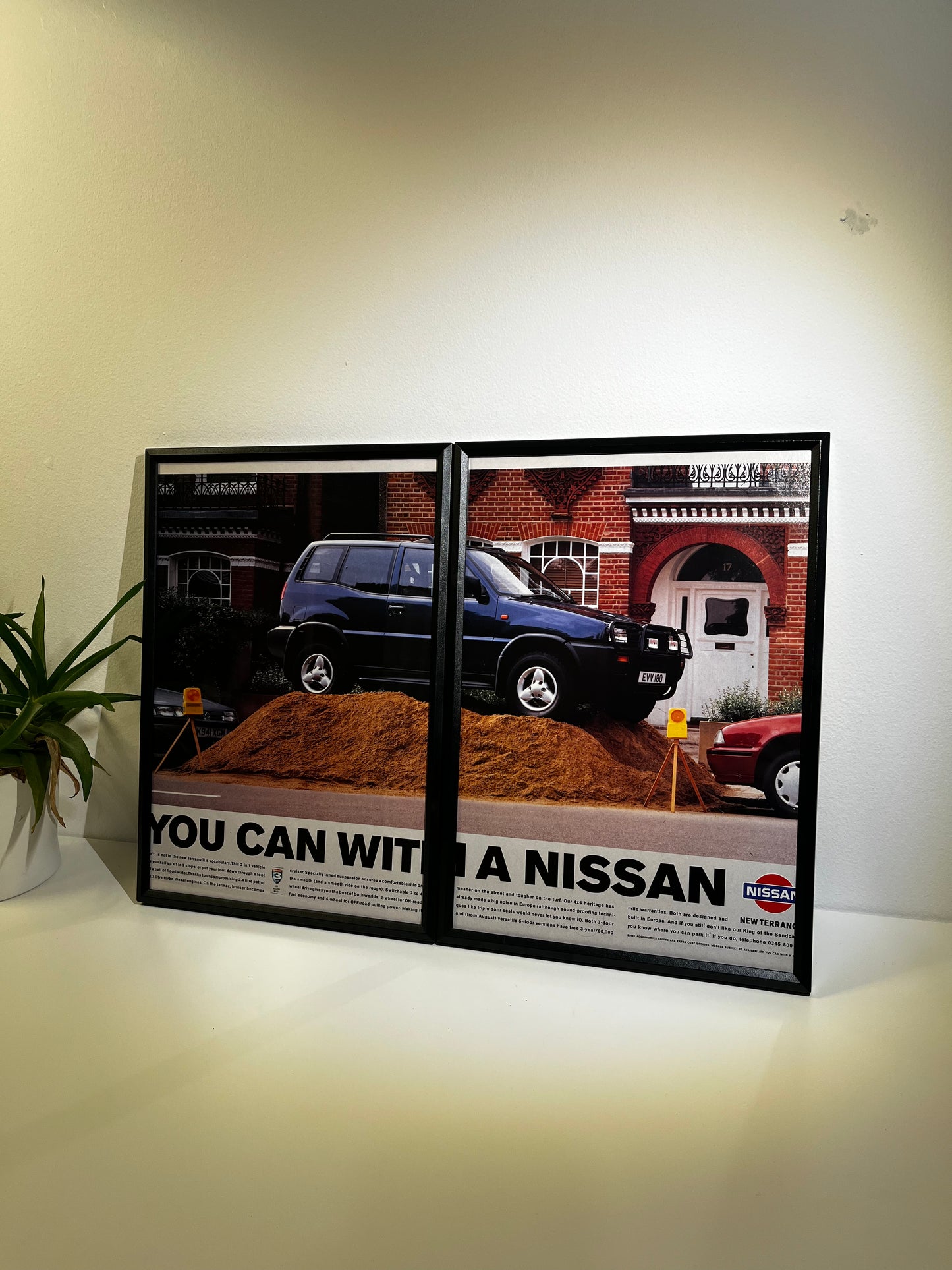 RARE Original Nissan Terrano II Advert Poster - 1990s