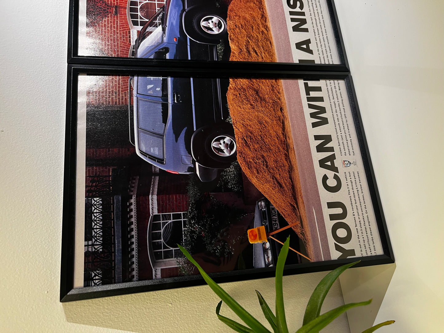 RARE Original Nissan Terrano II Advert Poster - 1990s