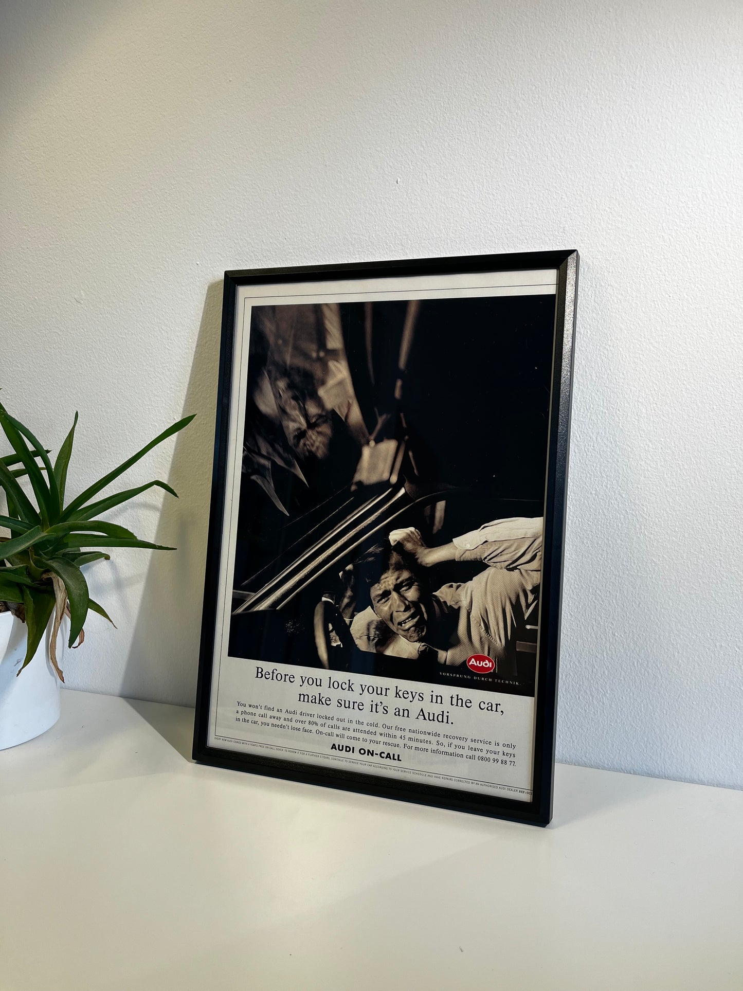 RARE Original Audi Advert Poster - 1990s