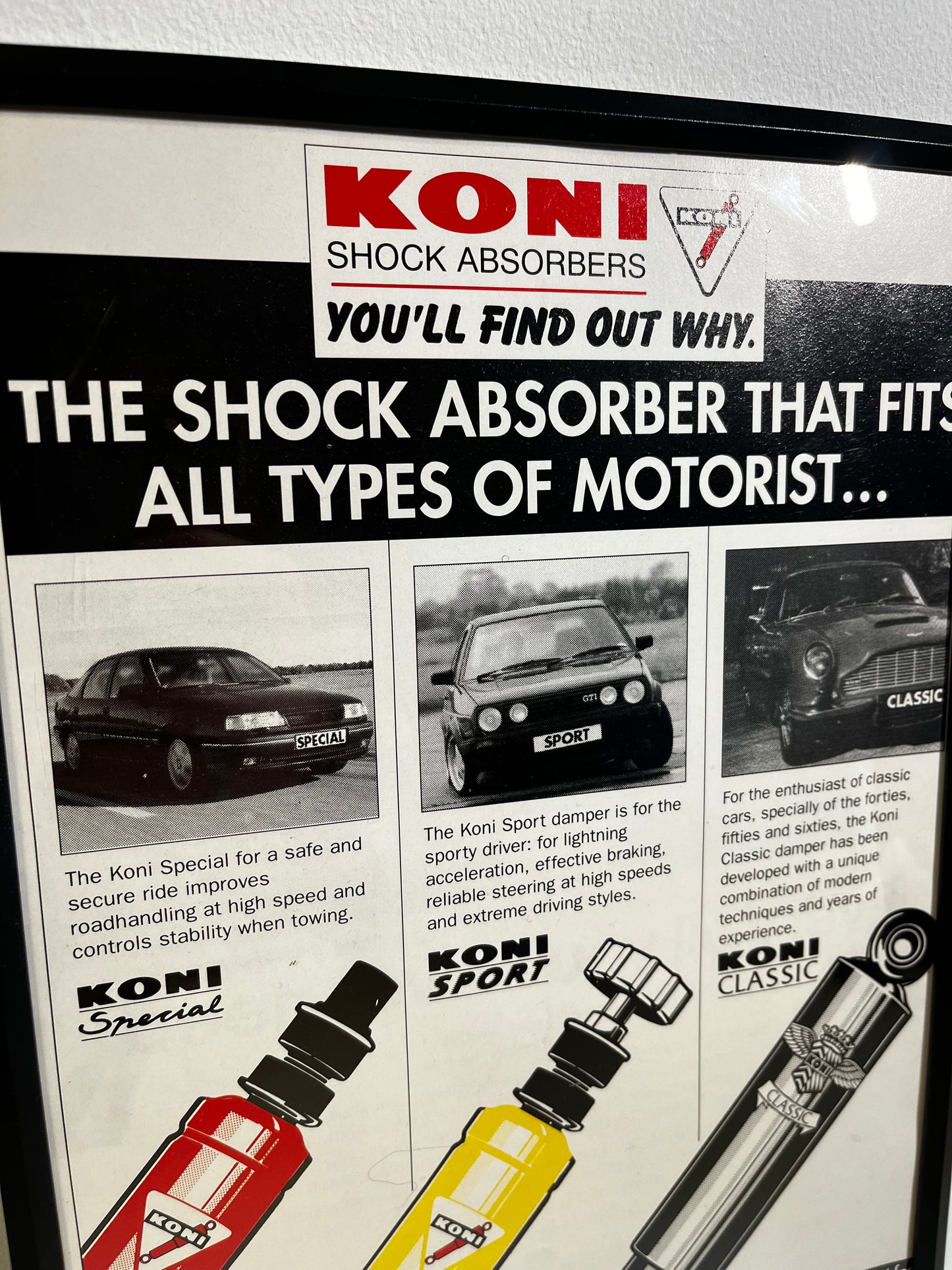 RARE Original Performance Golf Advert Poster - 1990s