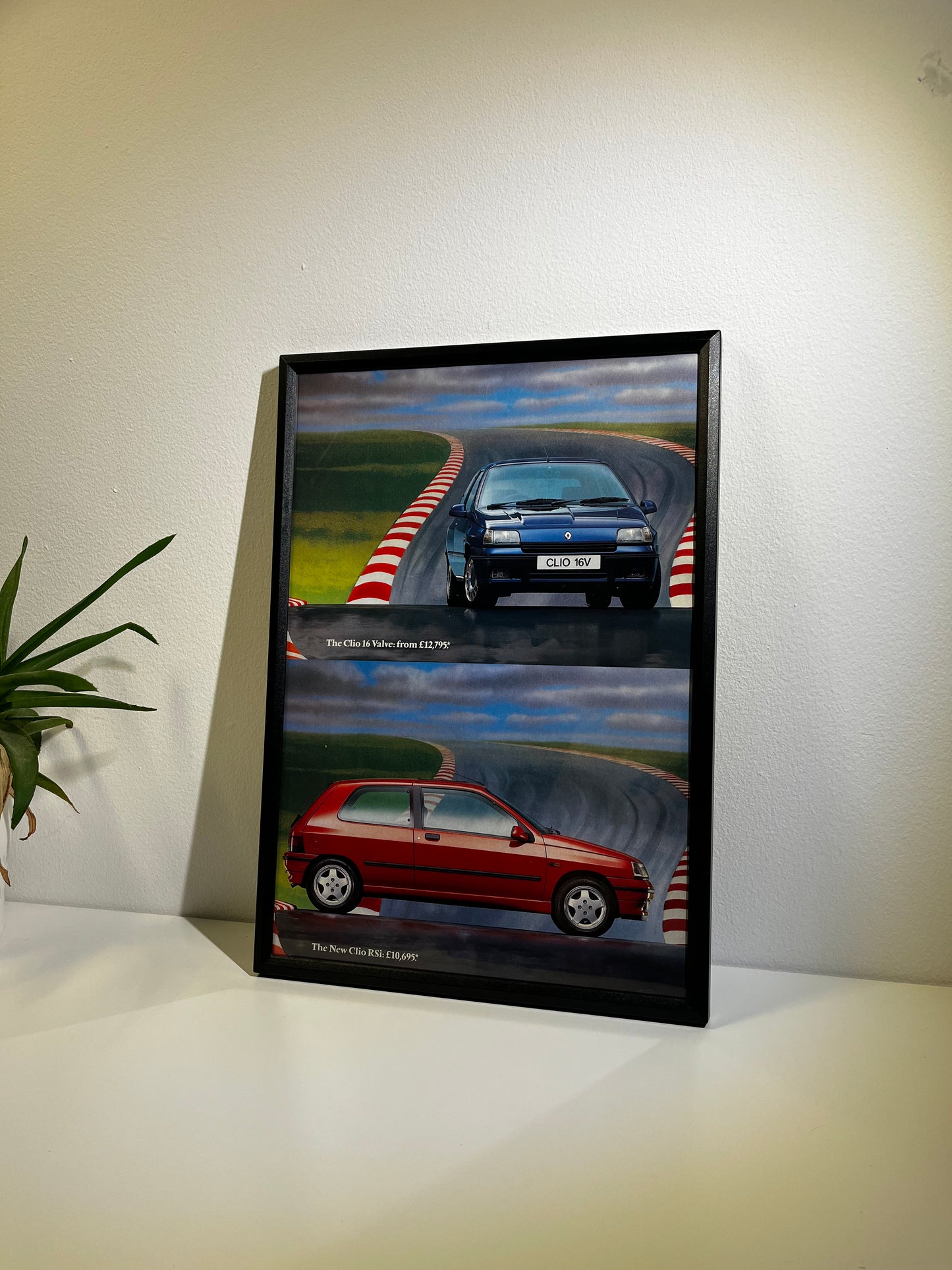 RARE Original Renault Williams Clio Advert Poster - 1990s
