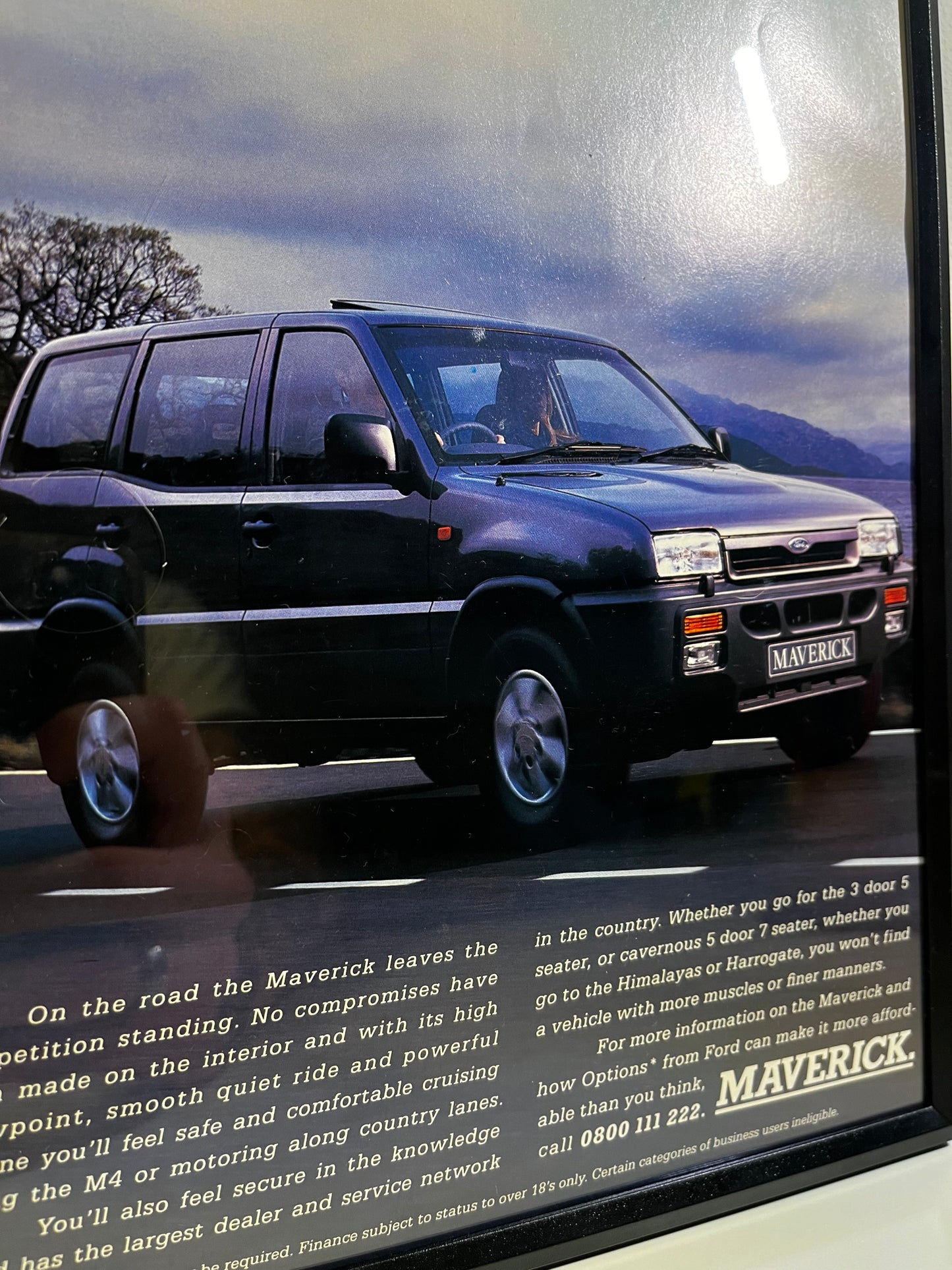 RARE Original Ford Maverick Advert - 1990s