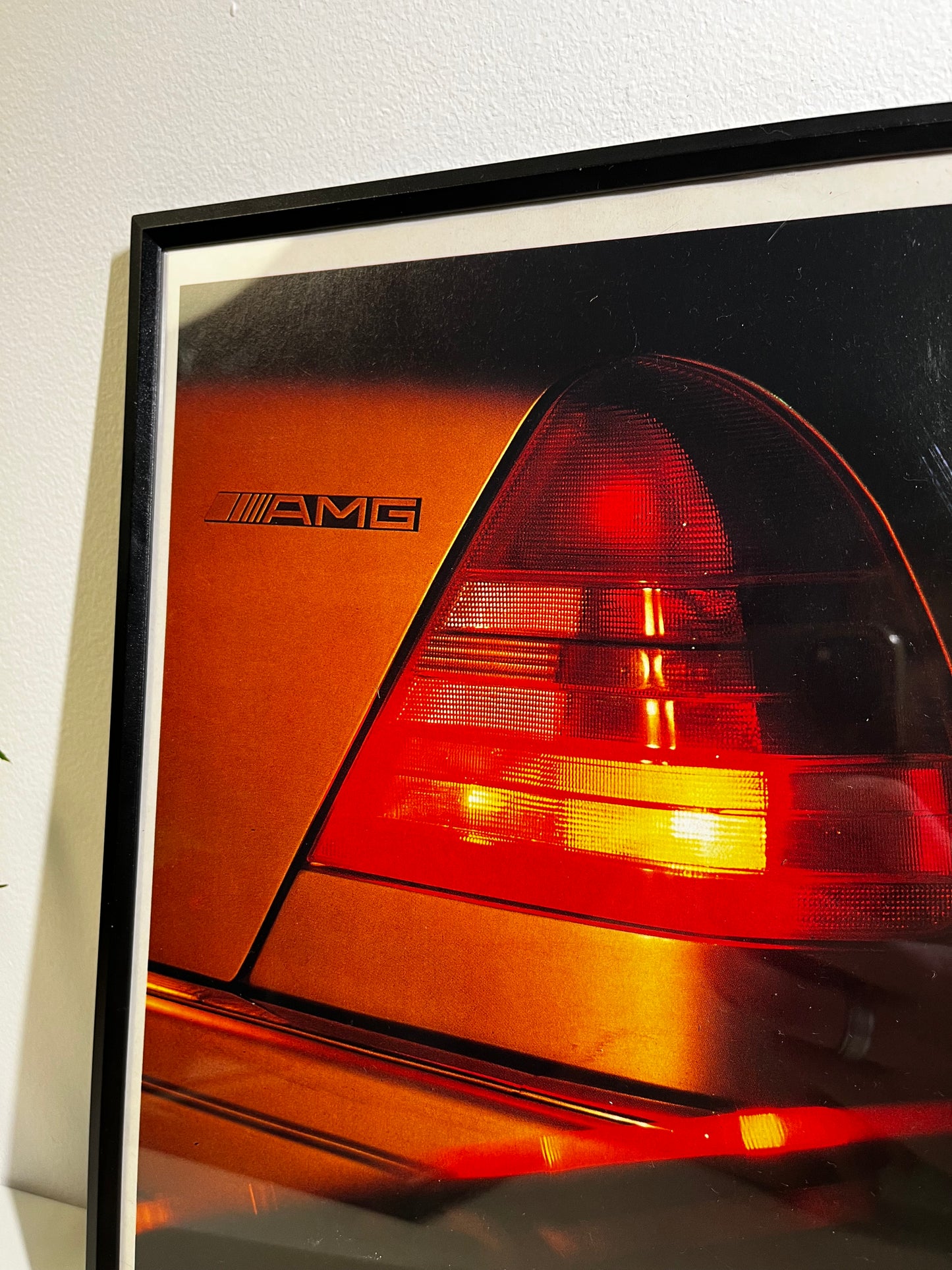 Rare Original 90s Mercedes AMG Advert Poster