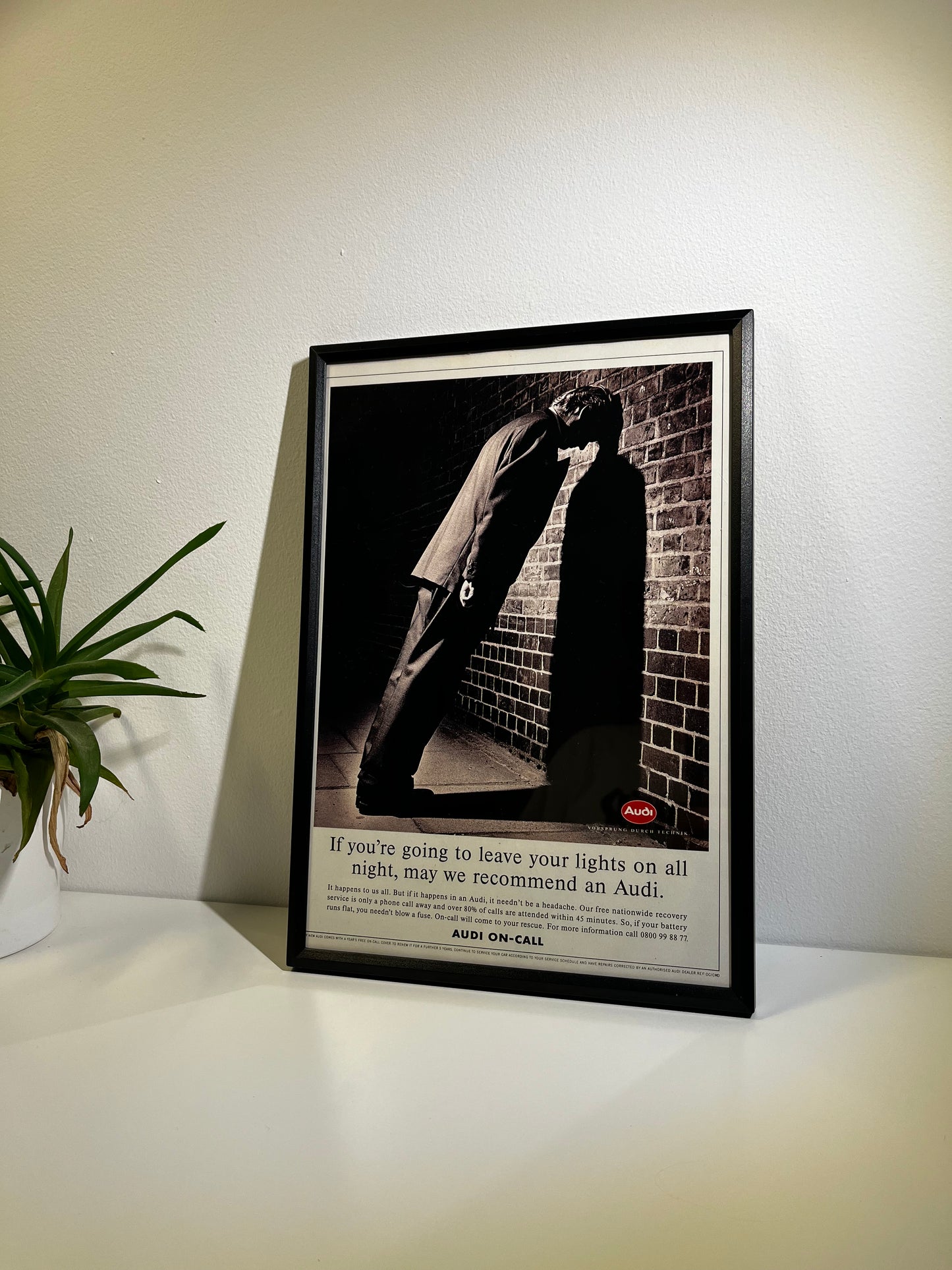 RARE Original Audi Advert Poster - 1990s