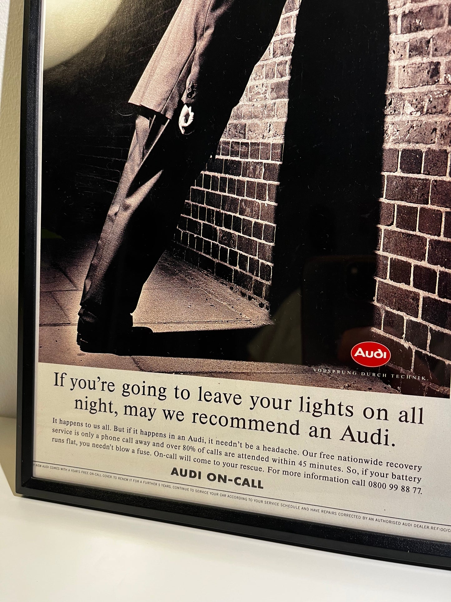RARE Original Audi Advert Poster - 1990s
