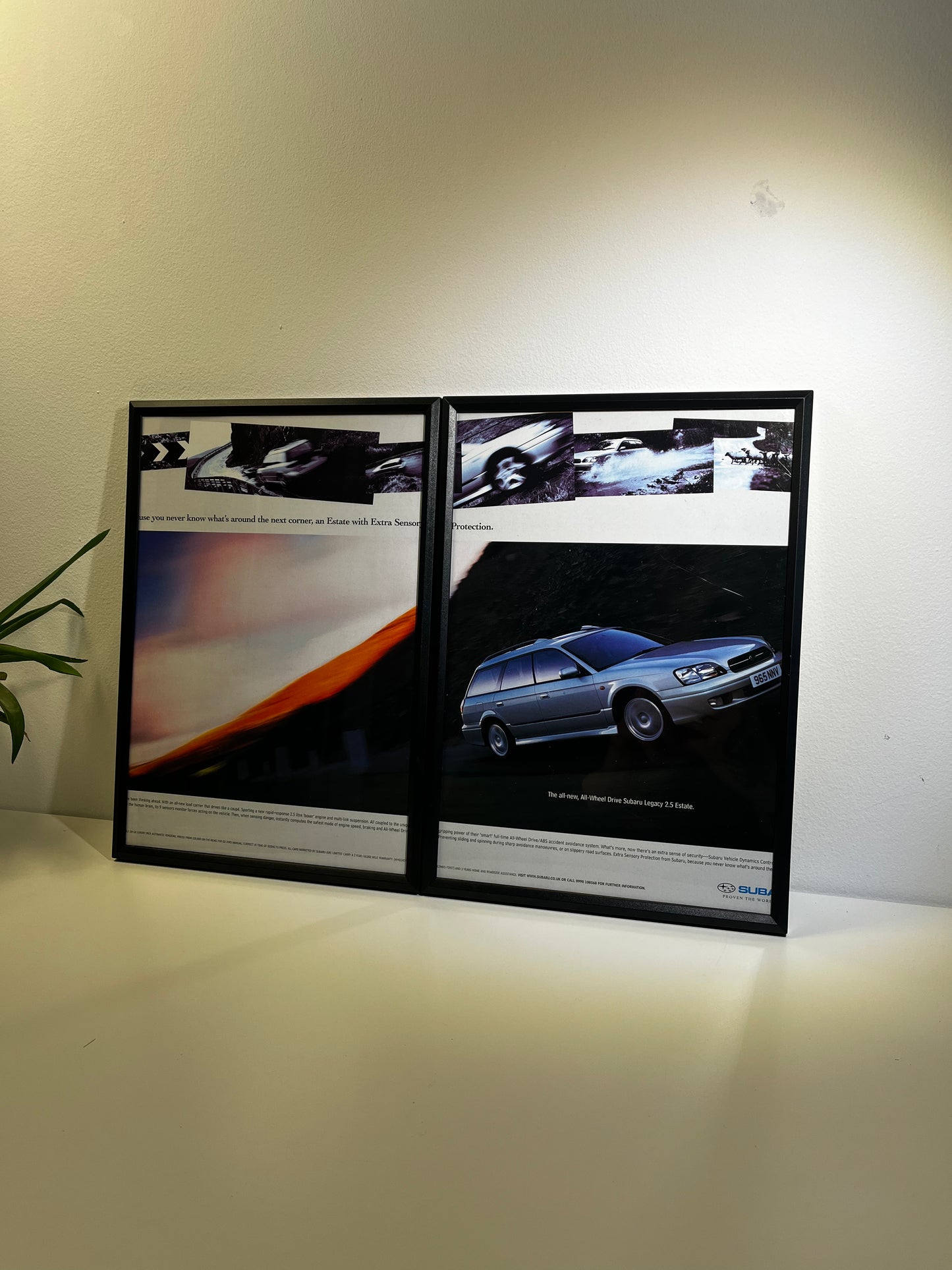 RARE Original Subaru Legacy Advert Poster - 1990s