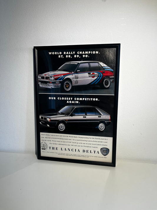 Original Lancia Delta Rally Advert - 1980s