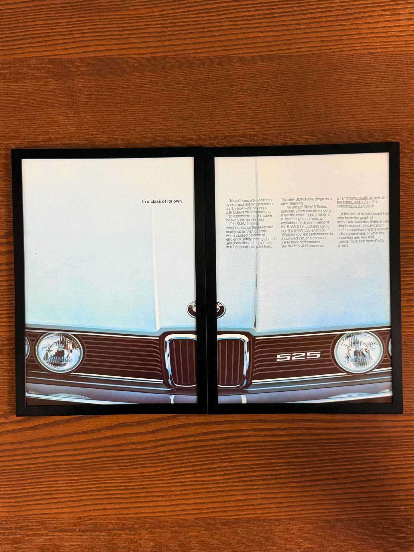 Original BMW E28 520i 5 Series Advert - 1980s