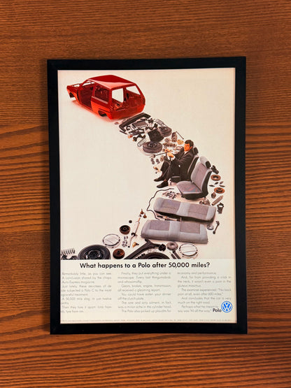 Original Volkswagen Mk2 Polo Advert - 1980s