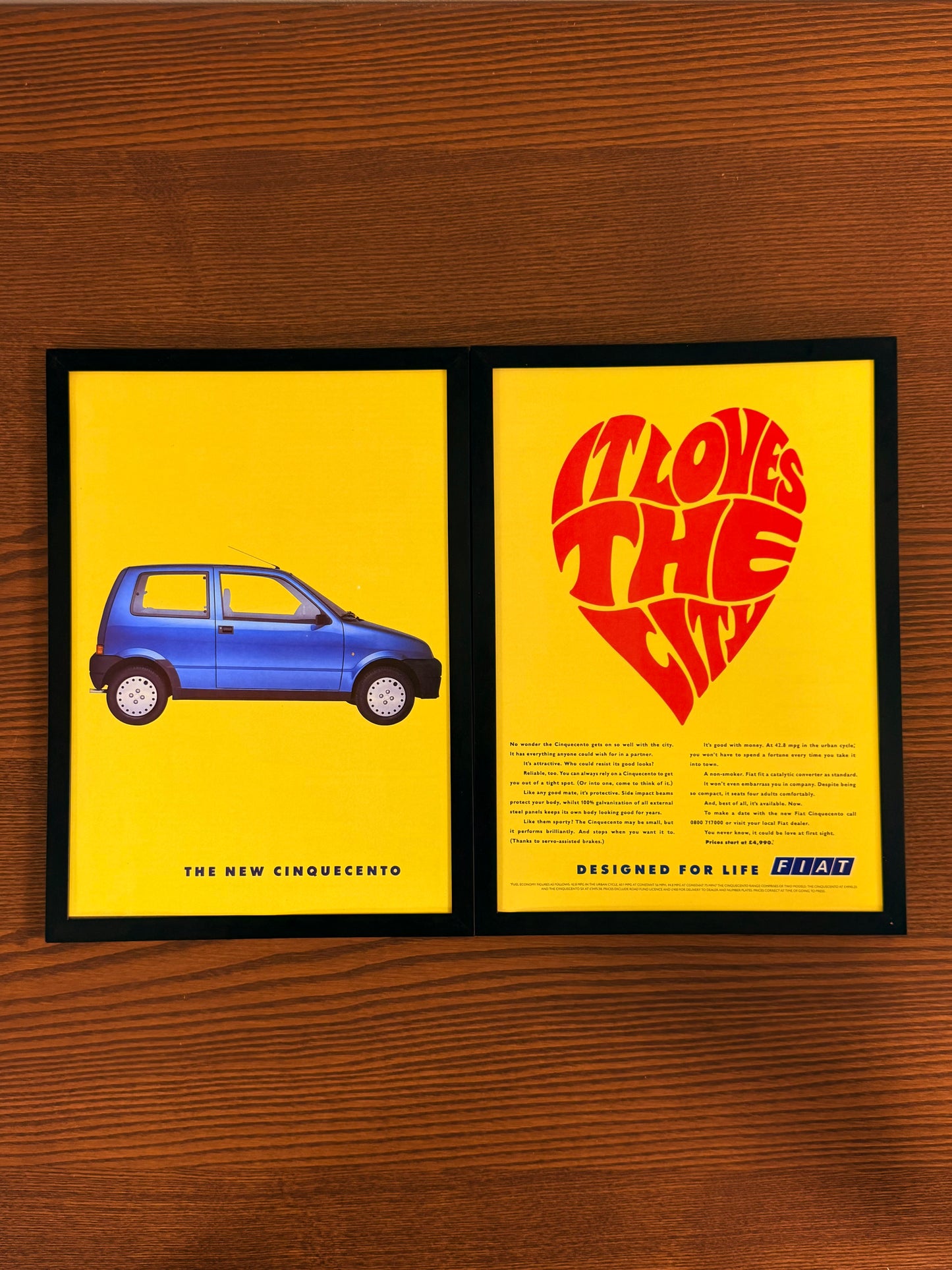 Original Fiat Cinquecento Advert - 1980s