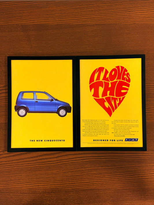 Original Fiat Cinquecento Advert - 1980s