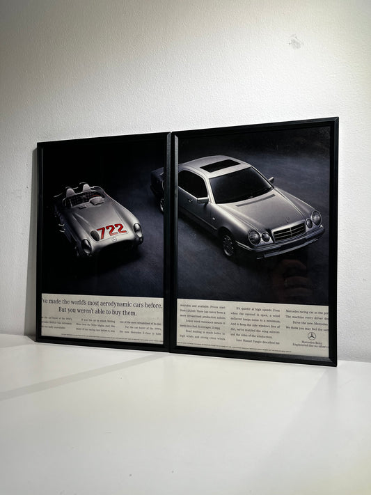 Original Vintage Mercedes 300slr Advert - 1990s