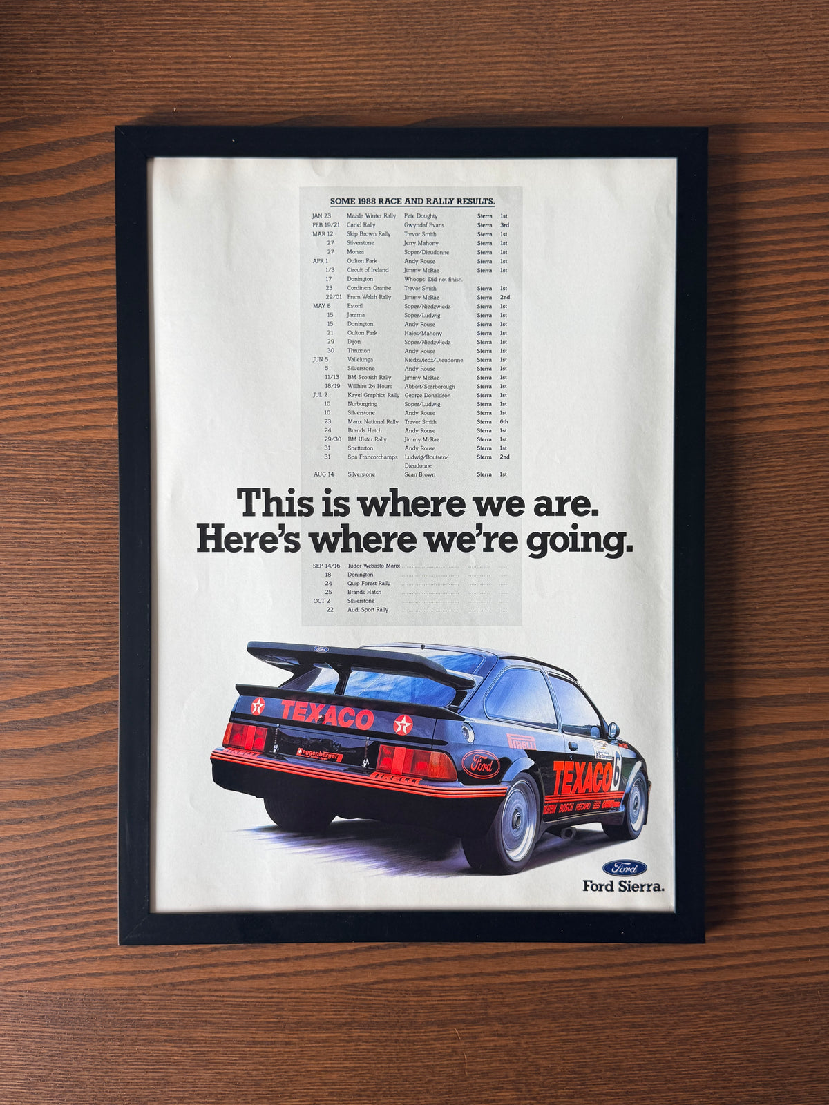 Original Ford Sierra Advert - 1980’s