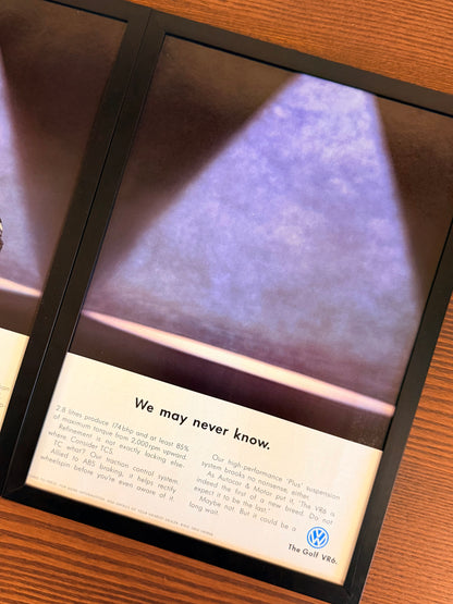 Original Volkswagen MK3 Golf VR6 Advert - 1990s