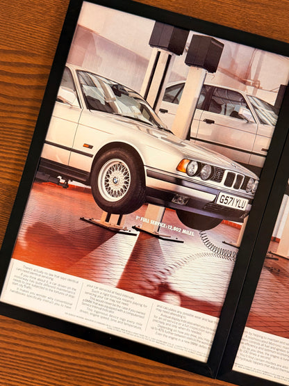 Original BMW E34 5 Series Advert - 1980s