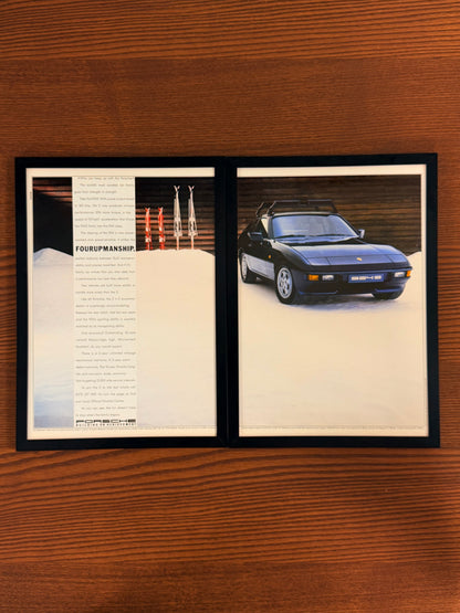Original Porsche 924s Advert - 1980s