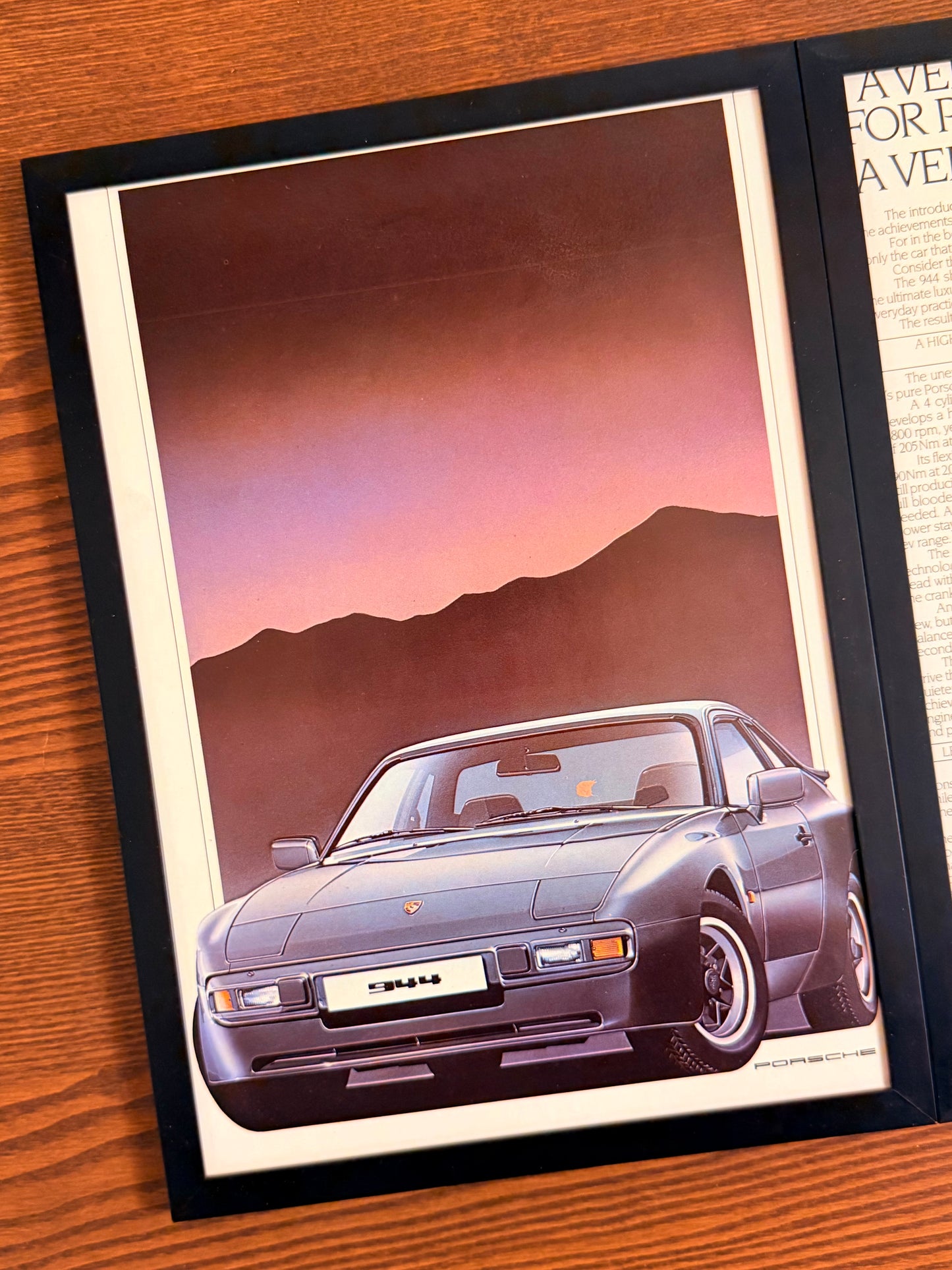 Original Porsche 944 Advert - 1980s