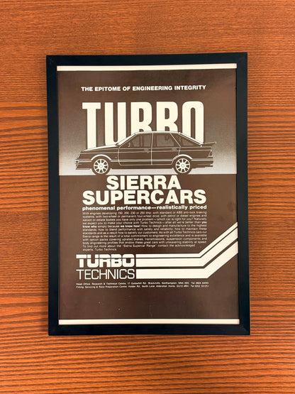 Original Ford Sierra Turbo Advert - 1980s