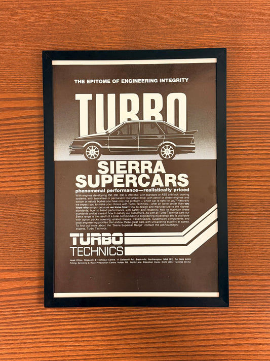 Original Ford Sierra Turbo Advert - 1980s