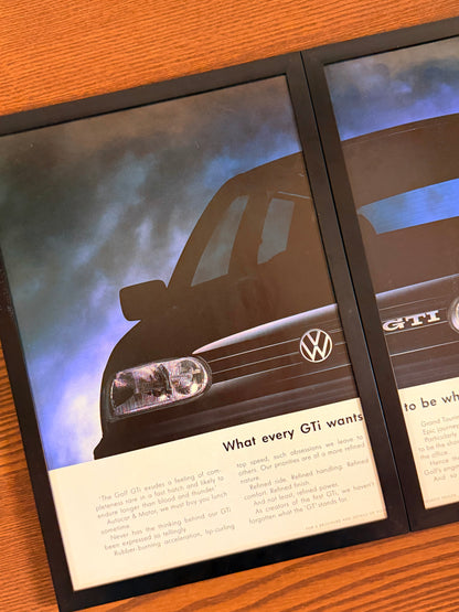 Original Volkswagen MK3 Golf GTI Advert - 1990s