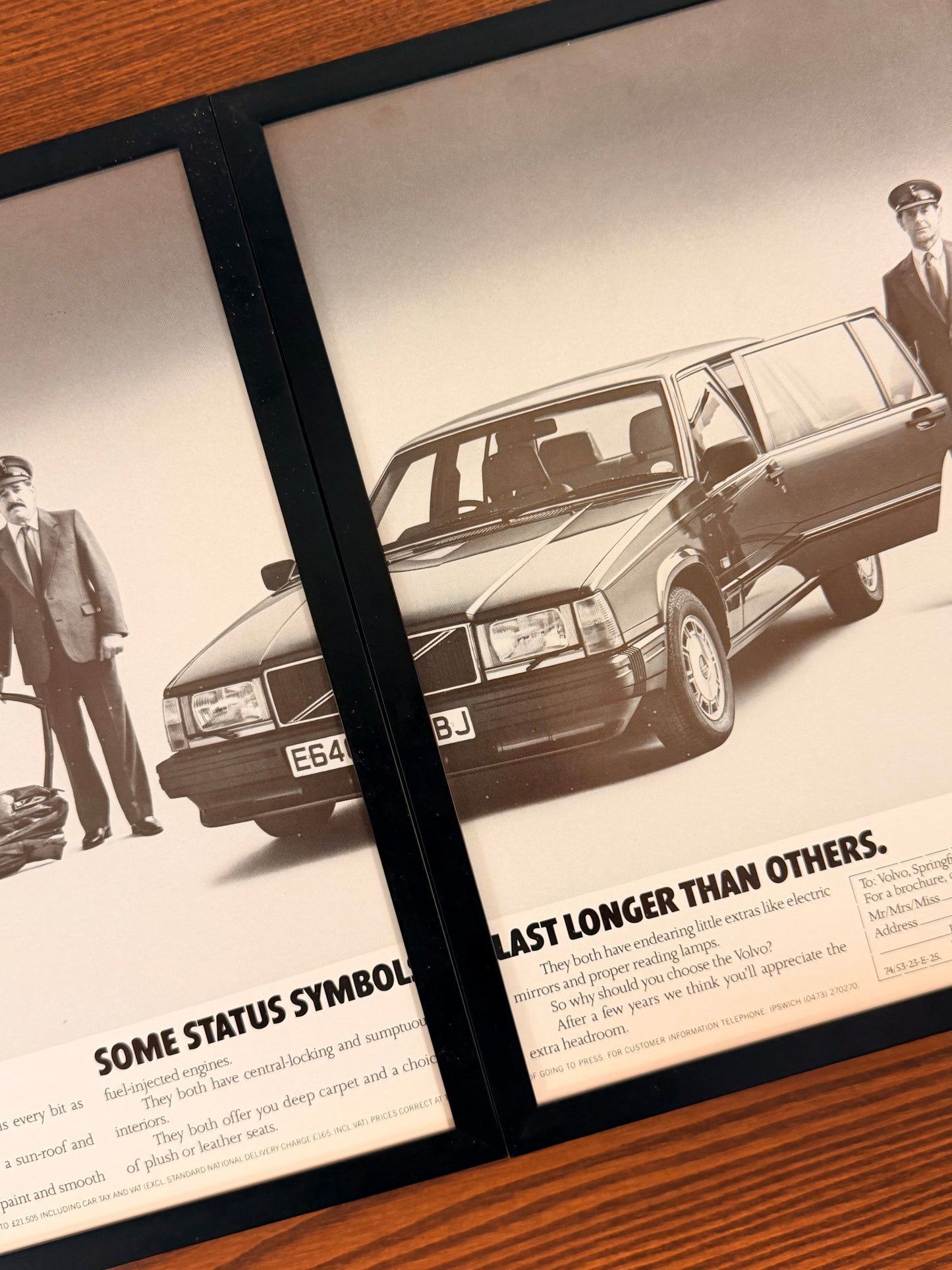 Original Volvo 740 Advert - 1980s