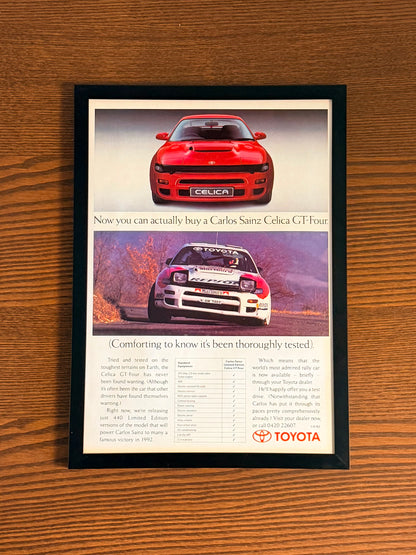 Original Toyota Celica GT Four Advert - 1980s