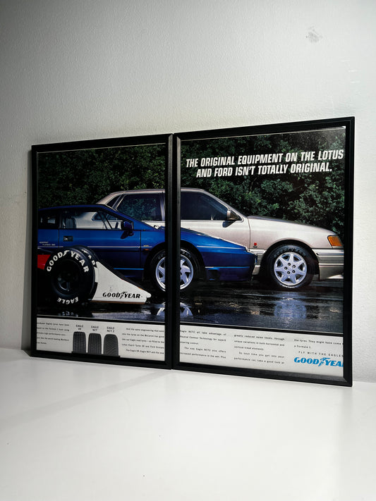 Original GoodYear Lotus & Ford F1 Advert - 1990