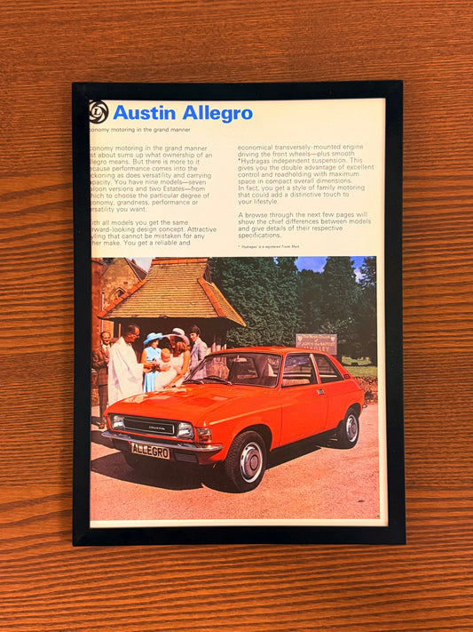 Original Austin Allegro Advert - 1980s