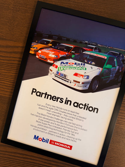 Original Honda Civic Mobil Racing Advert - 1990s