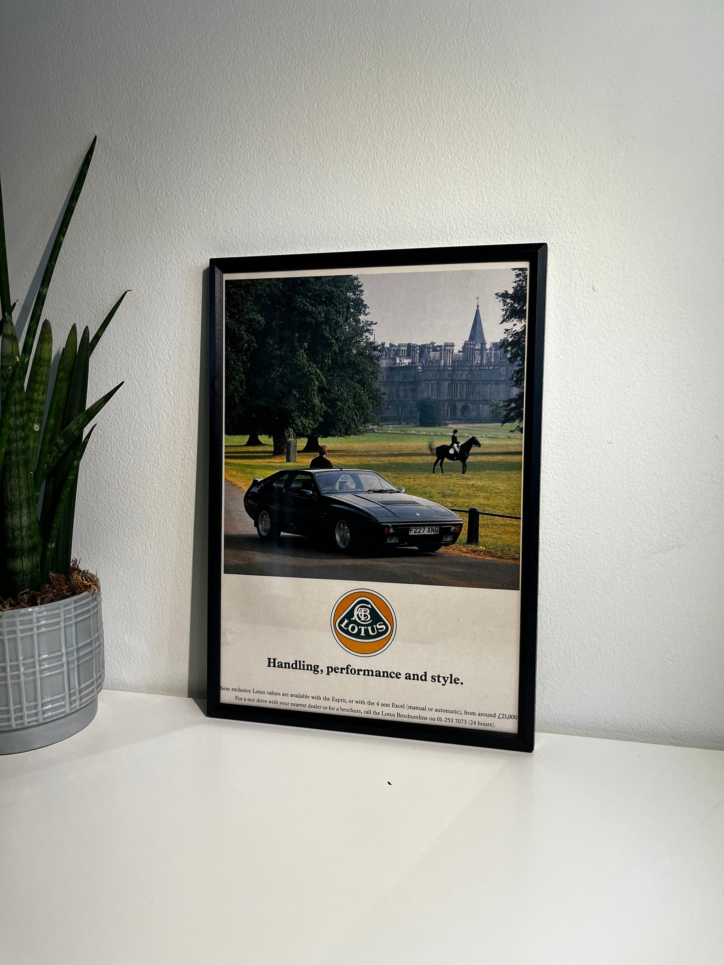 Original Lotus Esprit Advert - 1984