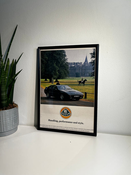 Original Lotus Esprit Advert - 1984